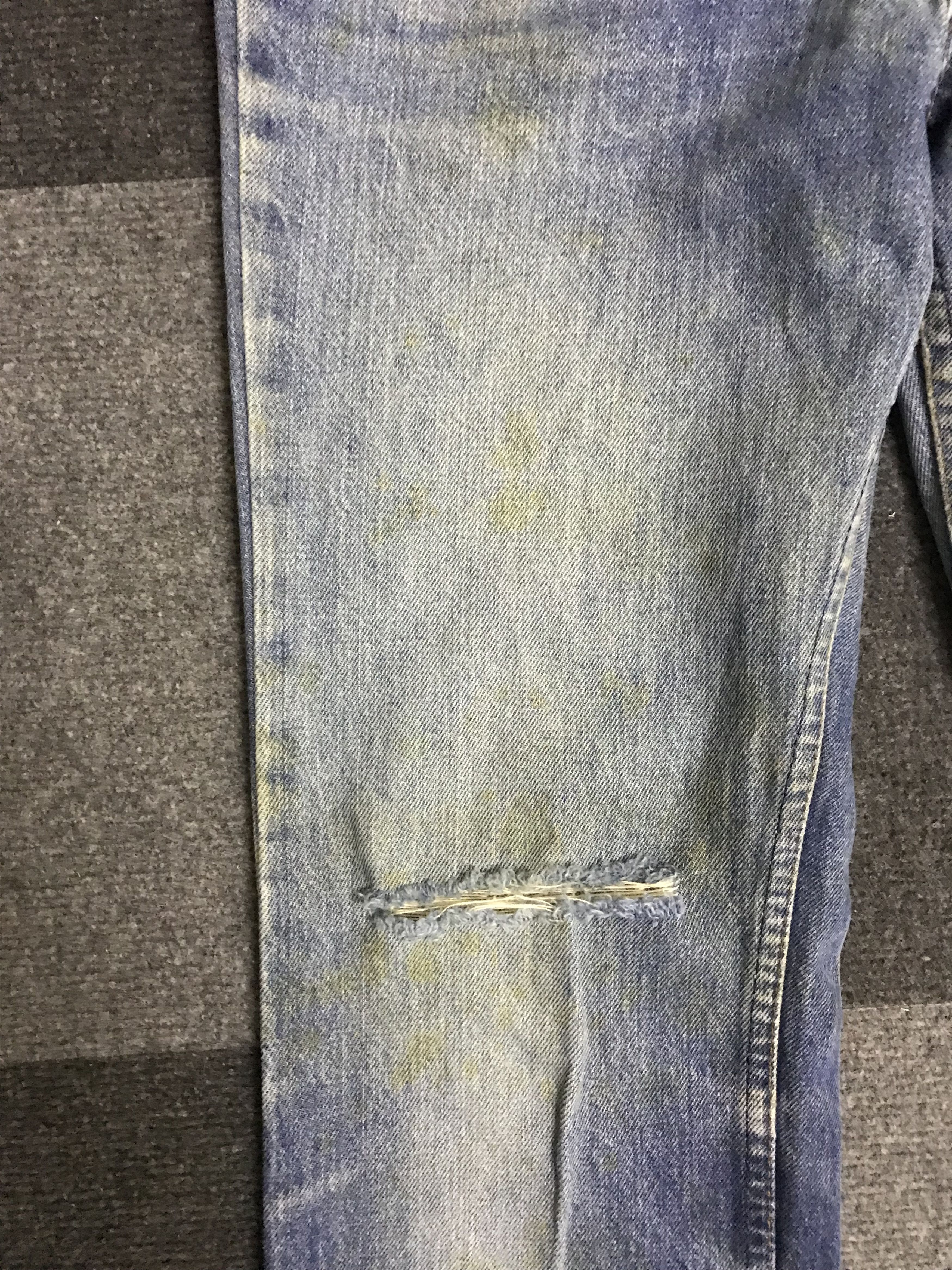Levi's VLEV99 - Vintage 70s Levis 517 Orange Tab Distressed Jeans Size 30" / US 8 / IT 44 - 5 Thumbnail