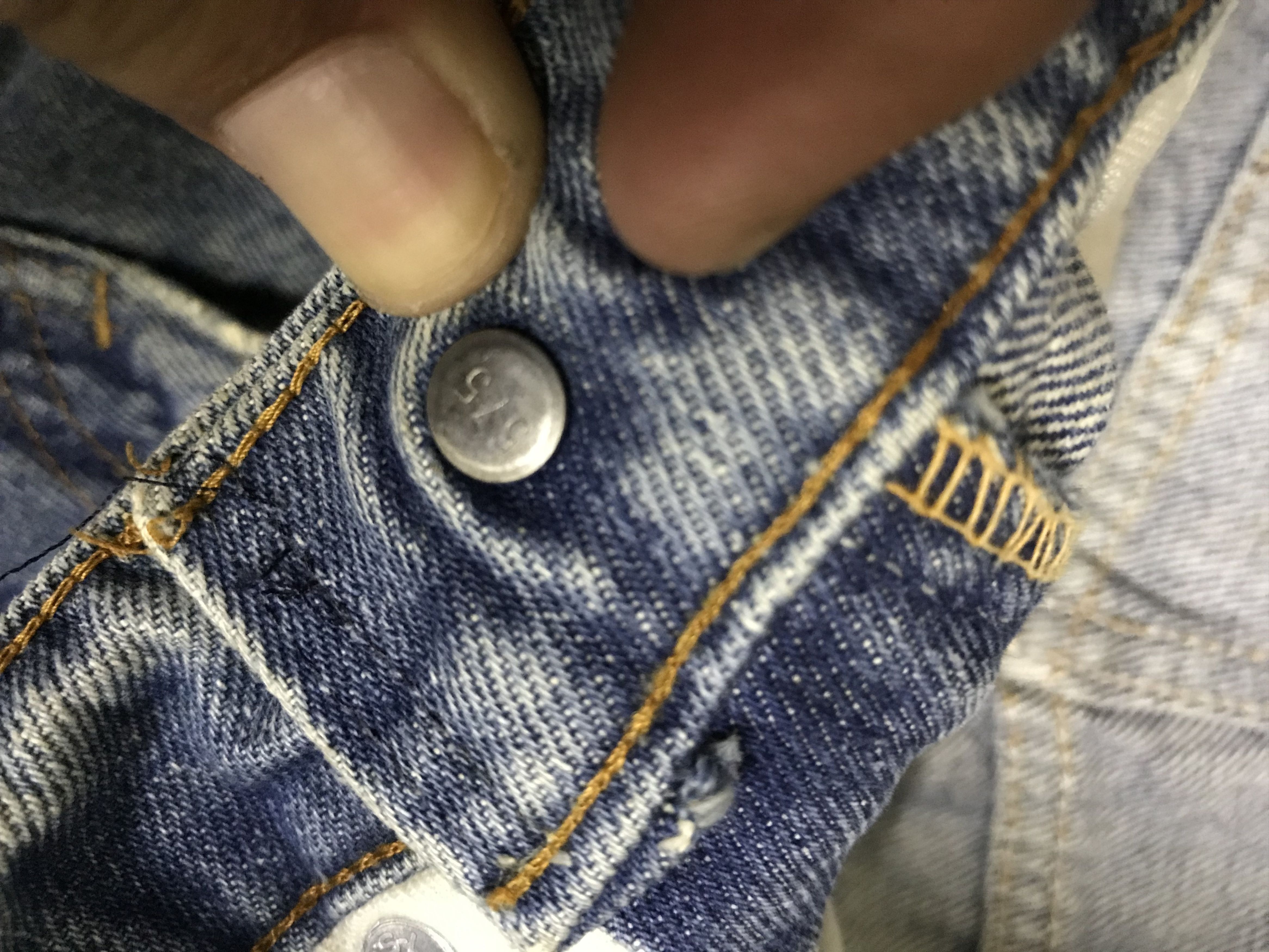 Levi's VLEV99 - Vintage 70s Levis 517 Orange Tab Distressed Jeans Size 30" / US 8 / IT 44 - 9 Thumbnail