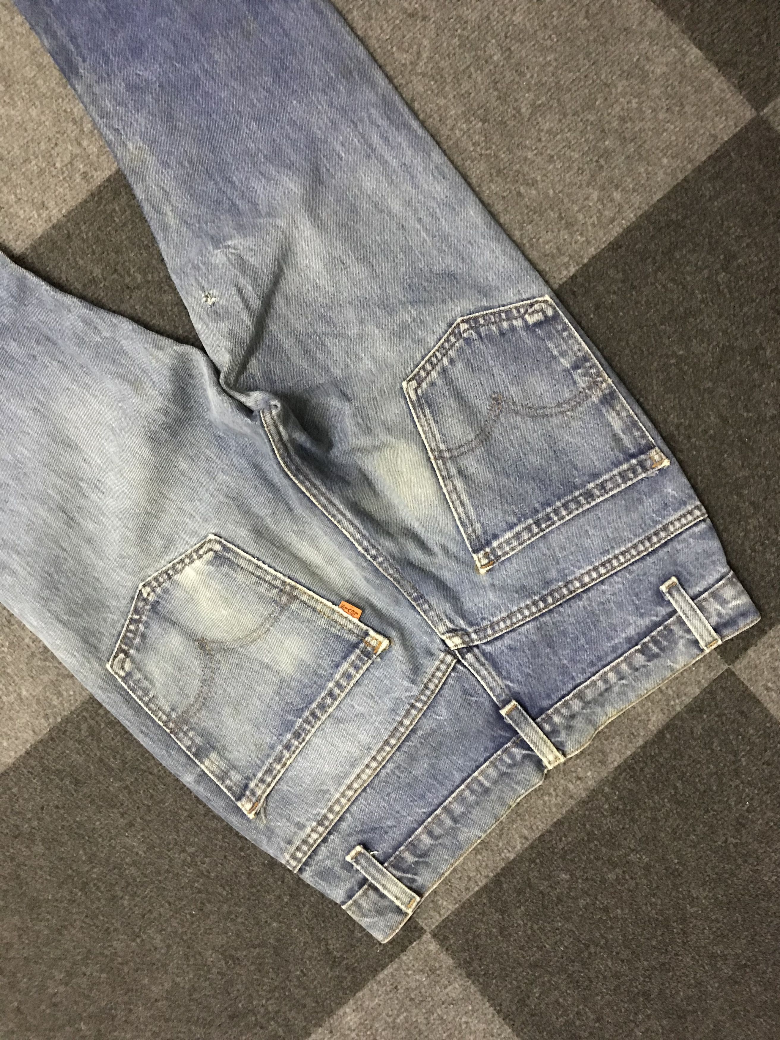 Levi's VLEV99 - Vintage 70s Levis 517 Orange Tab Distressed Jeans Size 30" / US 8 / IT 44 - 11 Thumbnail