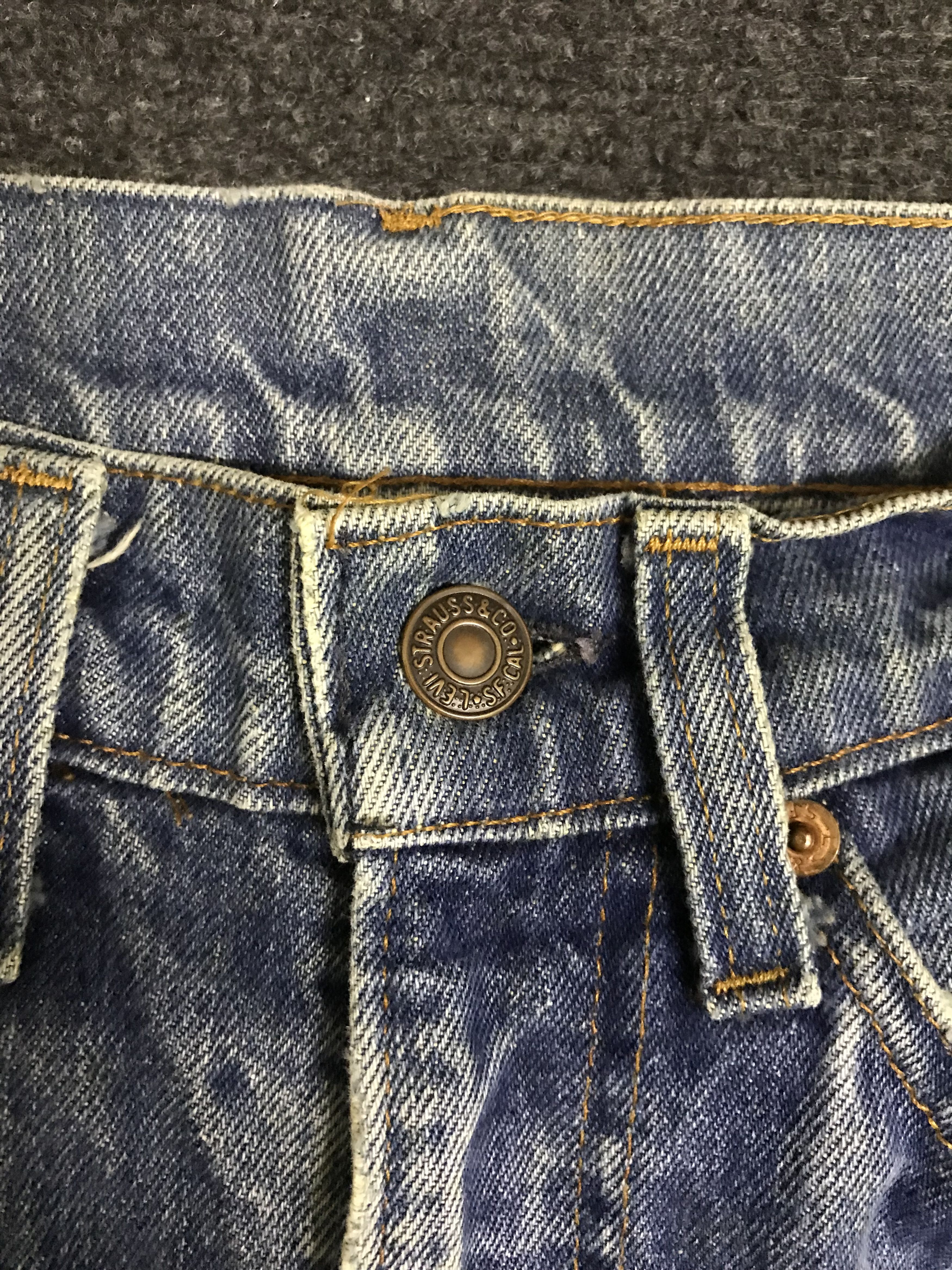 Levi's VLEV99 - Vintage 70s Levis 517 Orange Tab Distressed Jeans Size 30" / US 8 / IT 44 - 8 Thumbnail