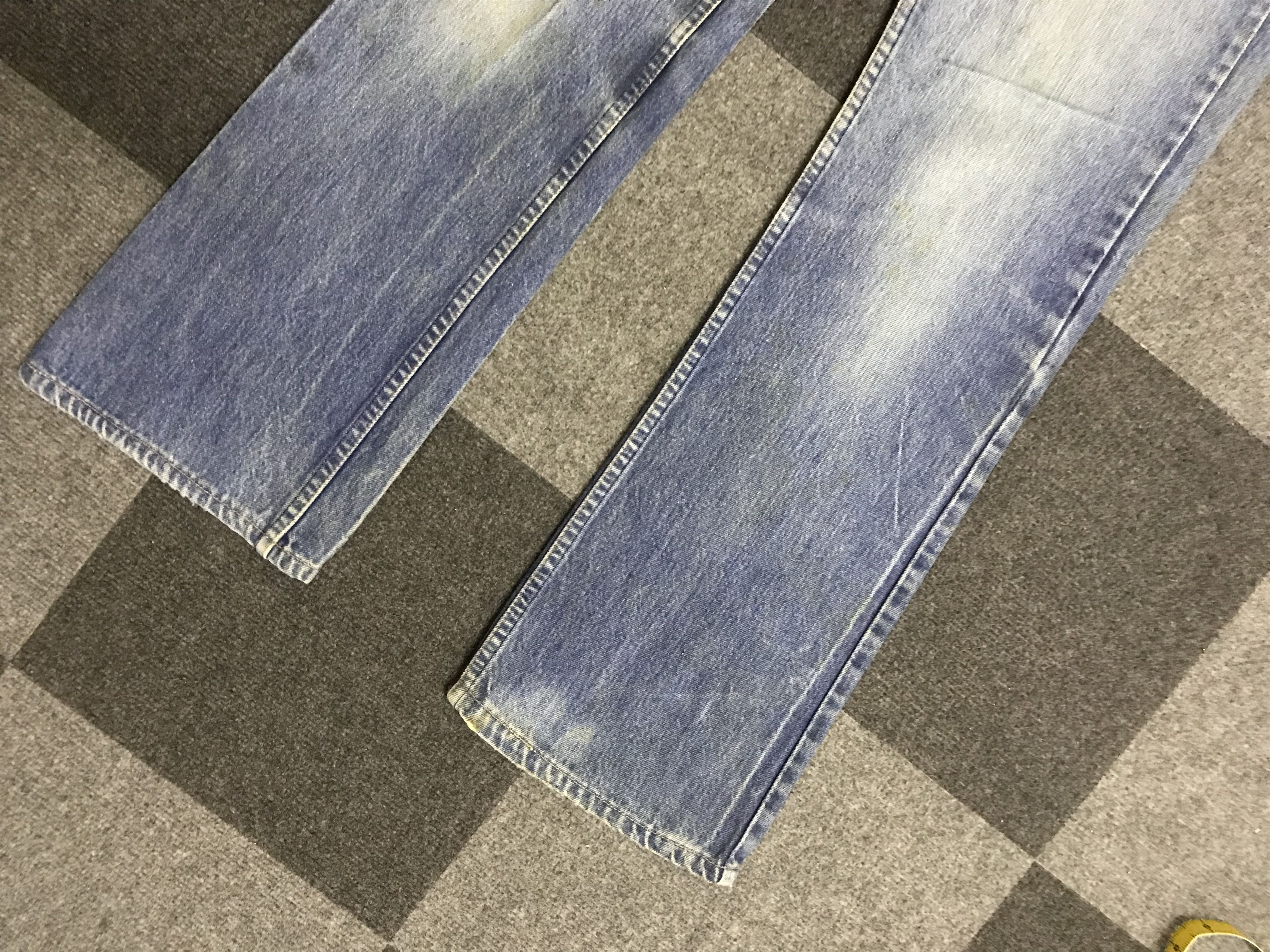 Levi's VLEV99 - Vintage 70s Levis 517 Orange Tab Distressed Jeans Size 30" / US 8 / IT 44 - 4 Thumbnail