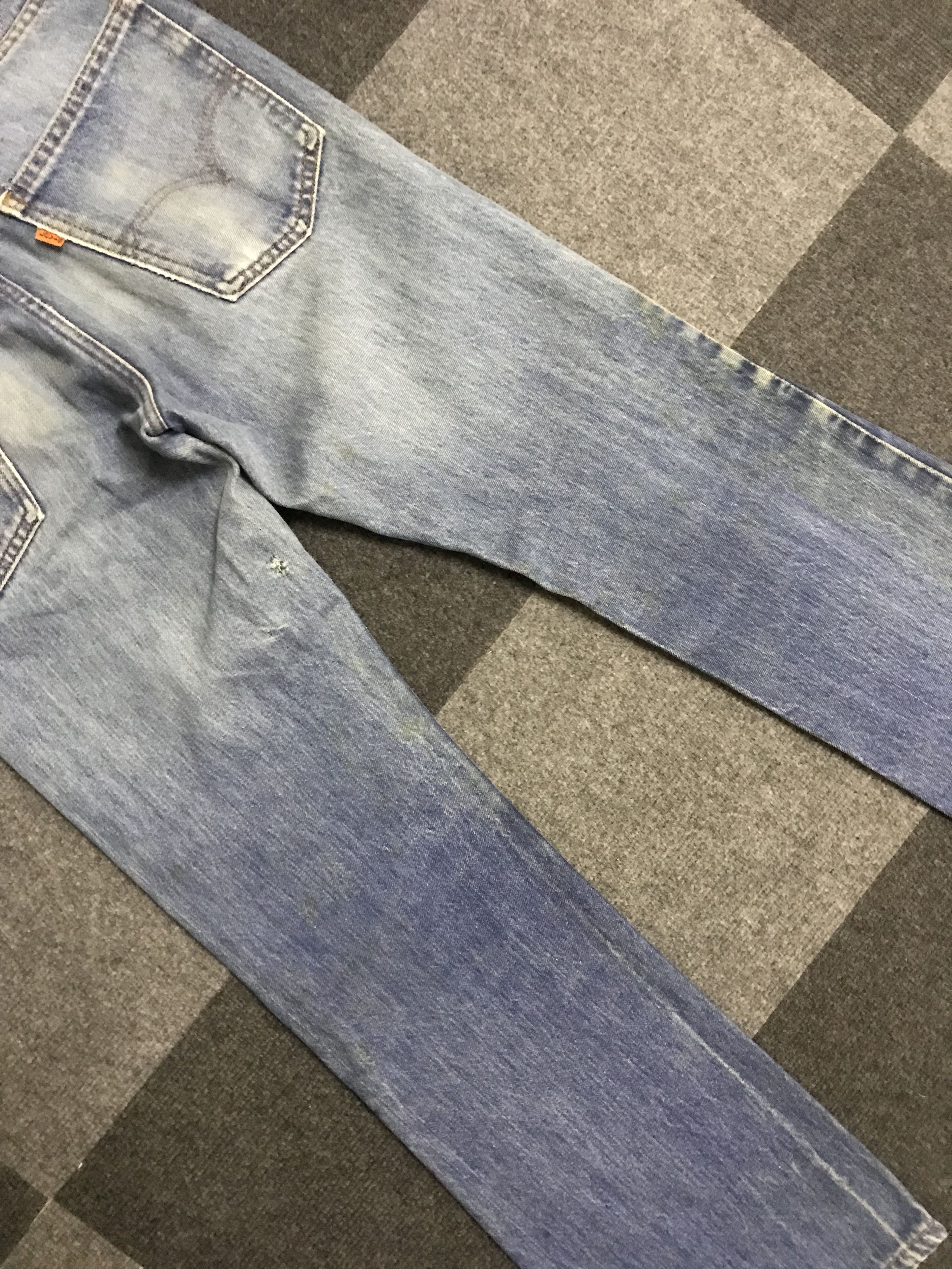 Levi's VLEV99 - Vintage 70s Levis 517 Orange Tab Distressed Jeans Size 30" / US 8 / IT 44 - 12 Thumbnail