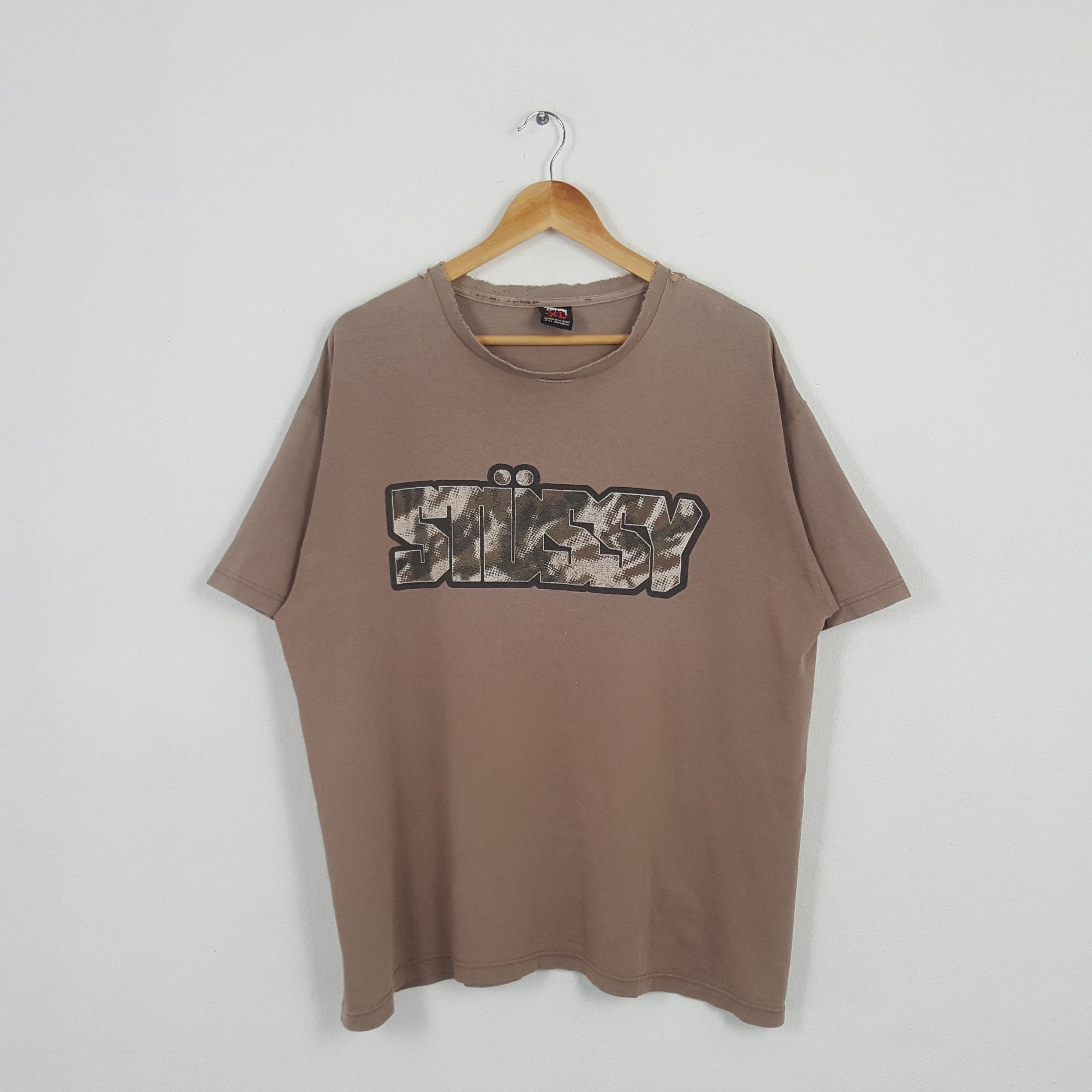 Stussy Vintage Stussy Design Tshirt Size US XL / EU 56 / 4 - 1 Thumbnail
