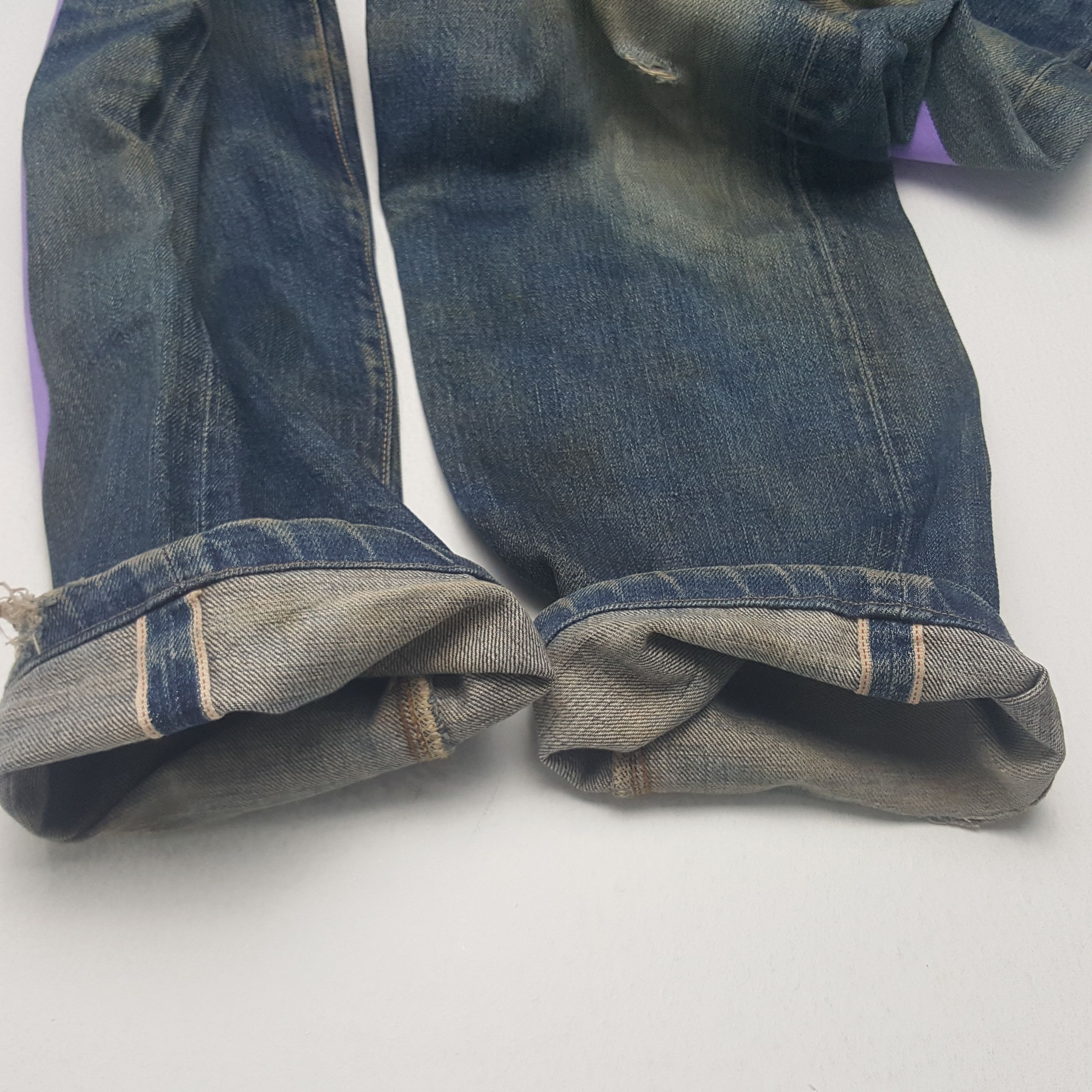 Japanese Brand Vintage Evis Japan Selvedge Custom Art Daicock Jeans Denim Size US 28 / EU 44 - 12 Thumbnail