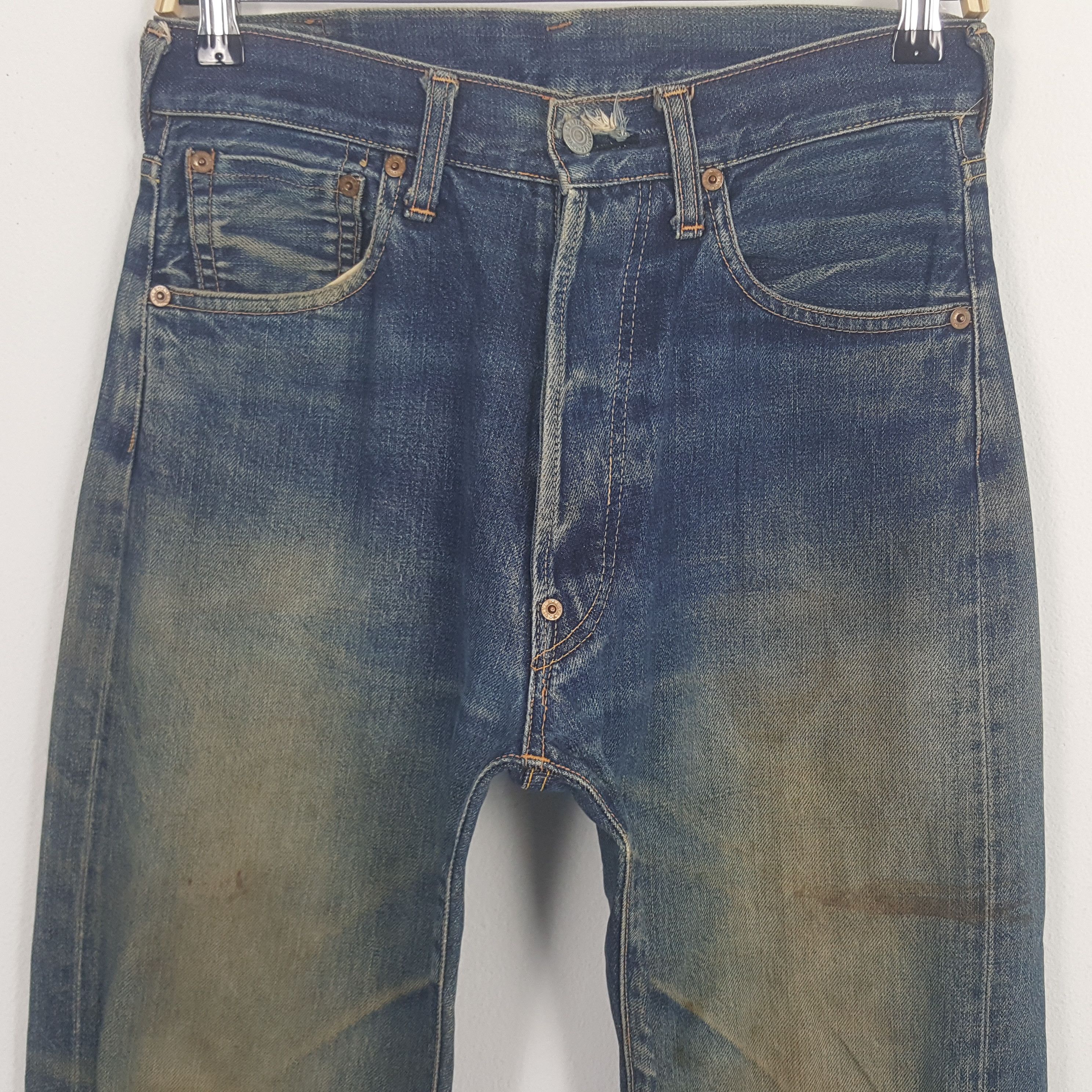 Japanese Brand Vintage Evis Japan Selvedge Custom Art Daicock Jeans Denim Size US 28 / EU 44 - 5 Thumbnail