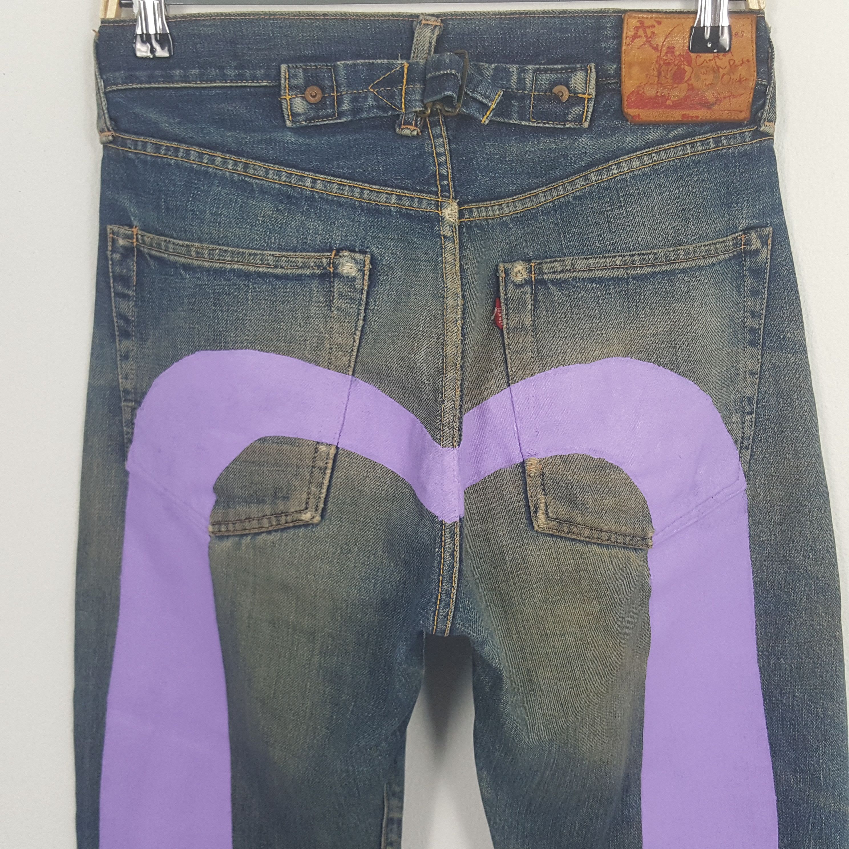 Japanese Brand Vintage Evis Japan Selvedge Custom Art Daicock Jeans Denim Size US 28 / EU 44 - 2 Thumbnail