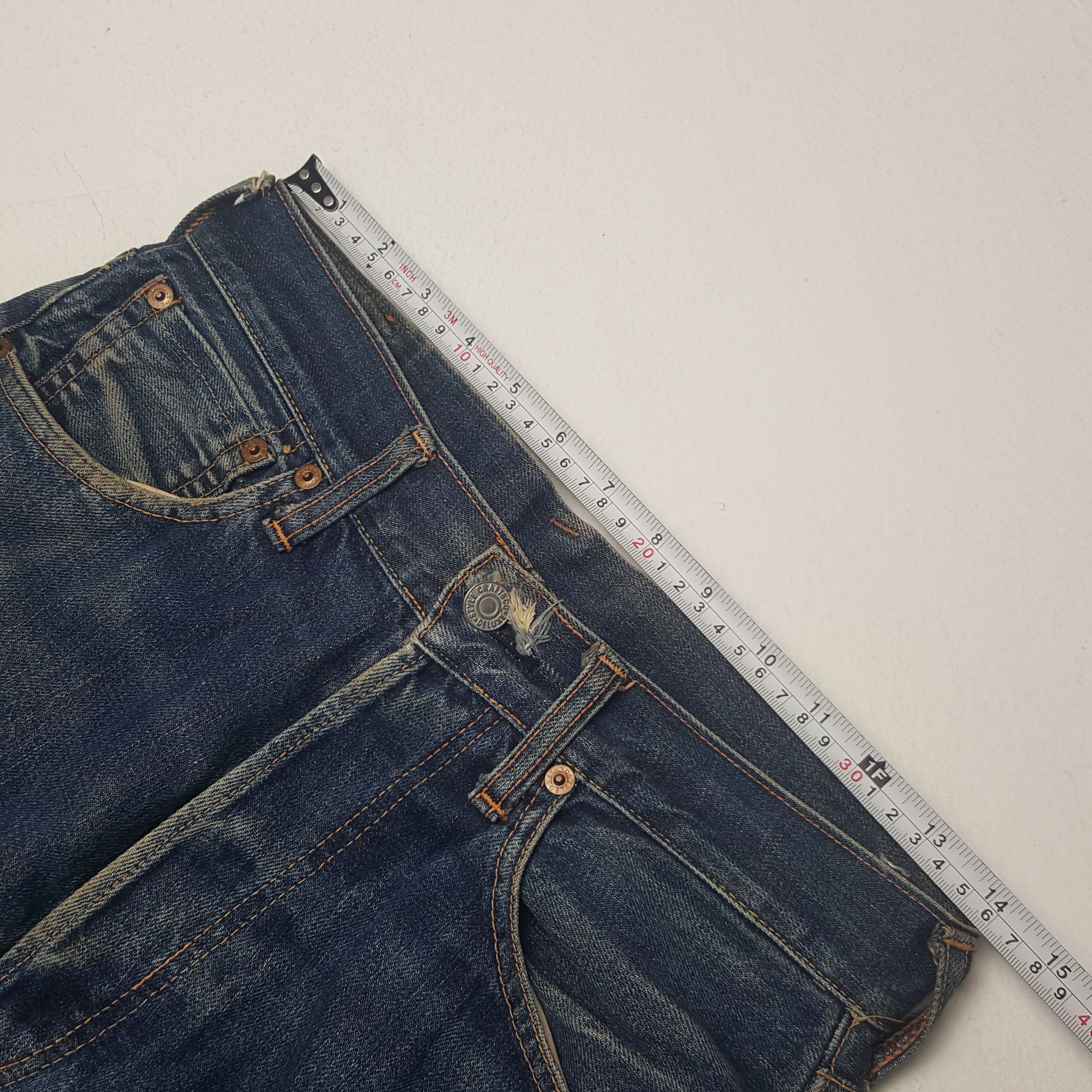 Japanese Brand Vintage Evis Japan Selvedge Custom Art Daicock Jeans Denim Size US 28 / EU 44 - 7 Thumbnail