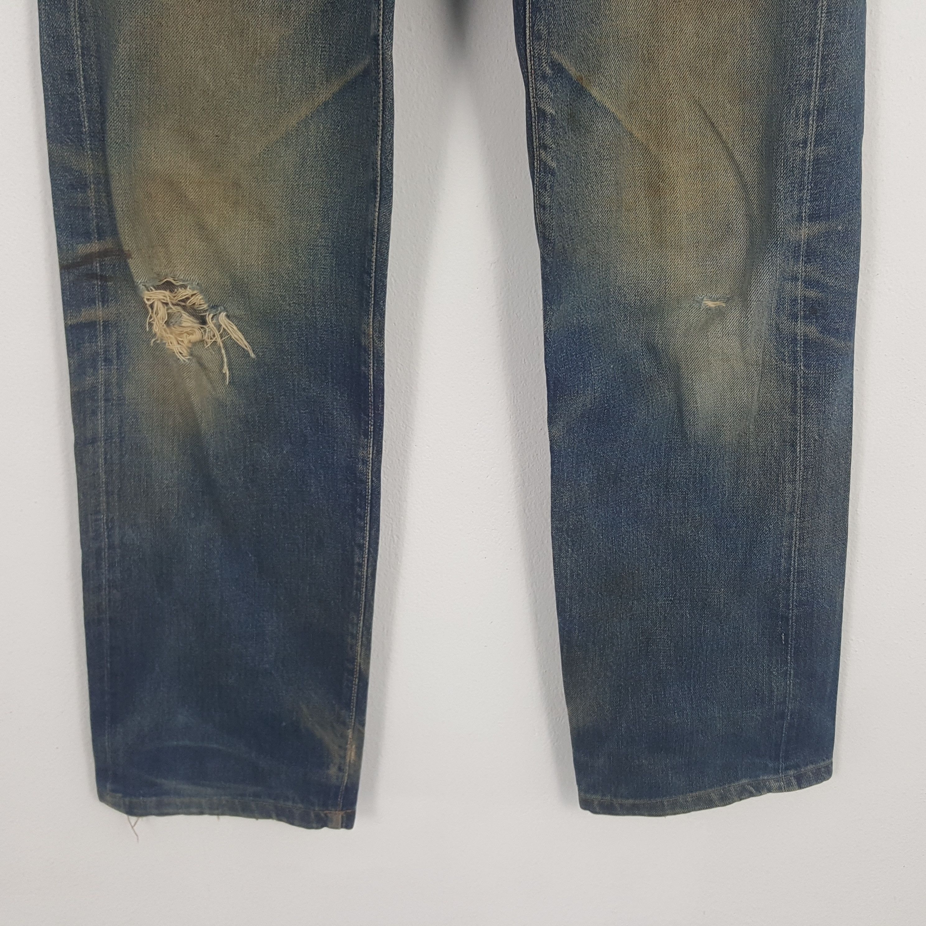 Japanese Brand Vintage Evis Japan Selvedge Custom Art Daicock Jeans Denim Size US 28 / EU 44 - 6 Thumbnail