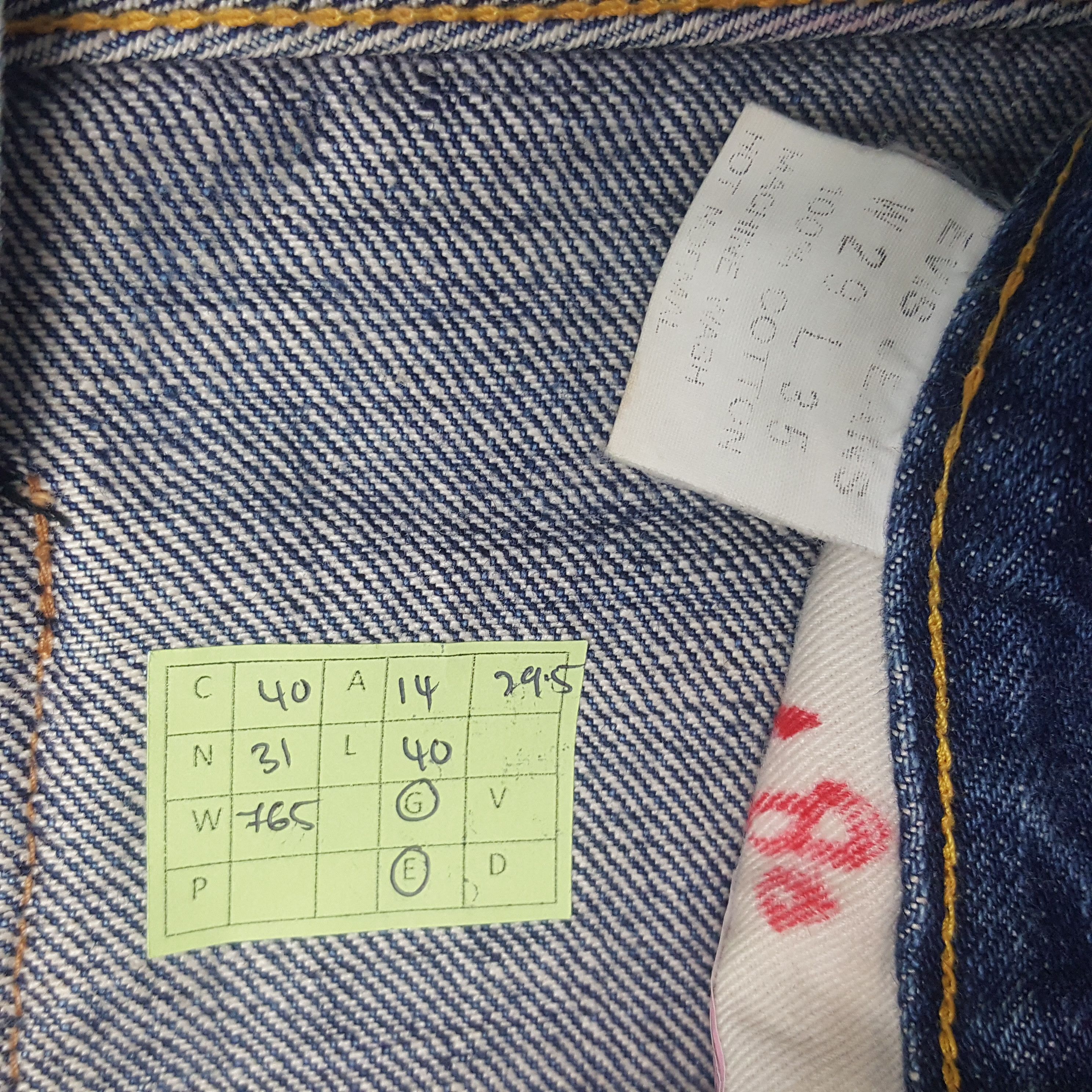 Japanese Brand Vintage Evis Japan Selvedge Custom Art Daicock Jeans Denim Size US 28 / EU 44 - 14 Thumbnail