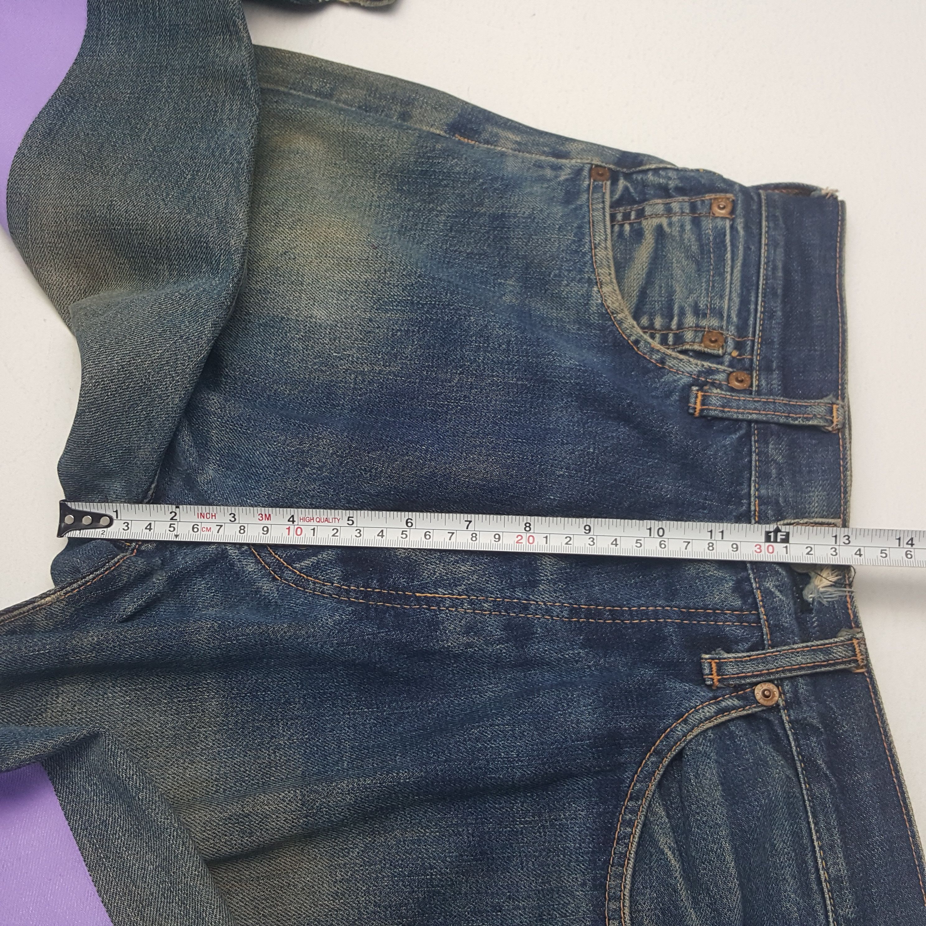 Japanese Brand Vintage Evis Japan Selvedge Custom Art Daicock Jeans Denim Size US 28 / EU 44 - 8 Thumbnail