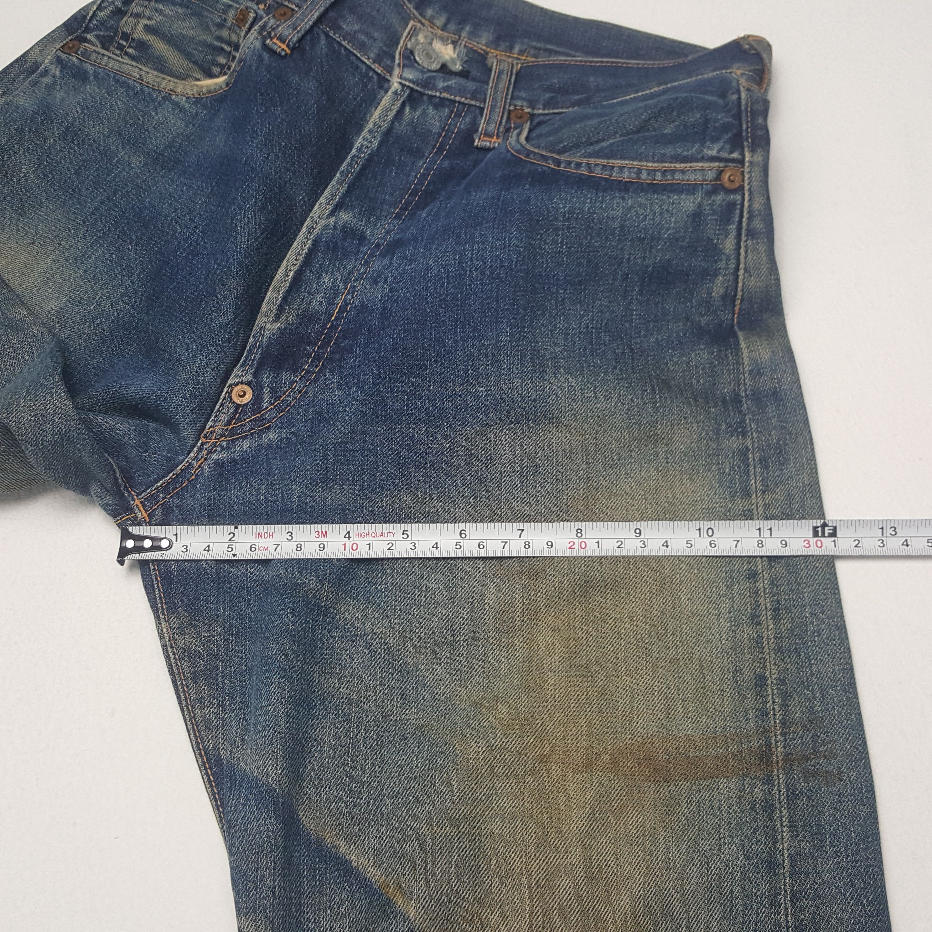 Japanese Brand Vintage Evis Japan Selvedge Custom Art Daicock Jeans Denim Size US 28 / EU 44 - 9 Thumbnail