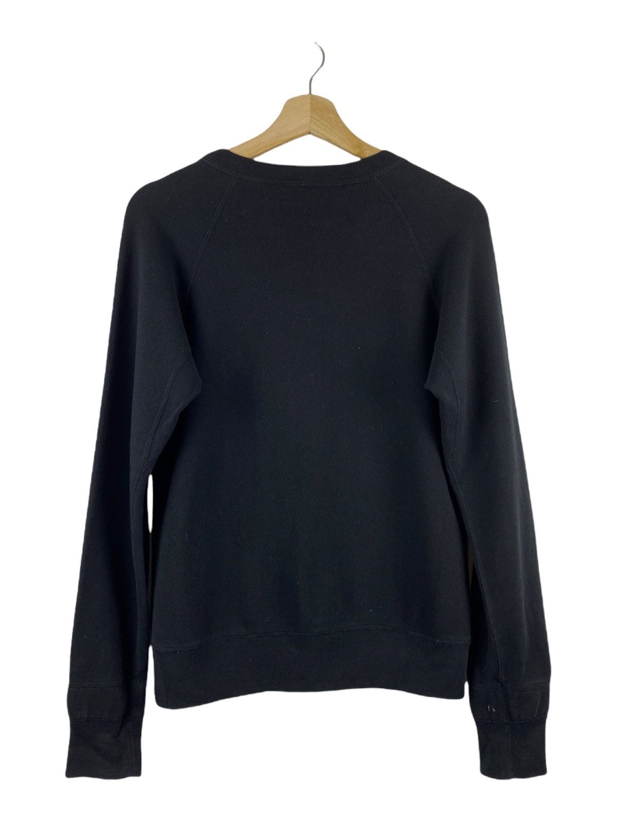 Japanese Brand MISTER HOLLYWOOD PLAIN BLACK SWEATSHIRT Size US M / EU 48-50 / 2 - 4 Thumbnail