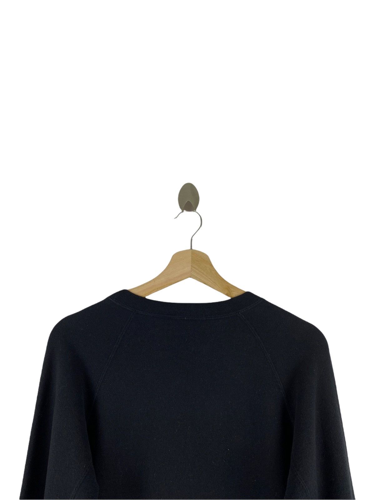 Japanese Brand MISTER HOLLYWOOD PLAIN BLACK SWEATSHIRT Size US M / EU 48-50 / 2 - 5 Thumbnail