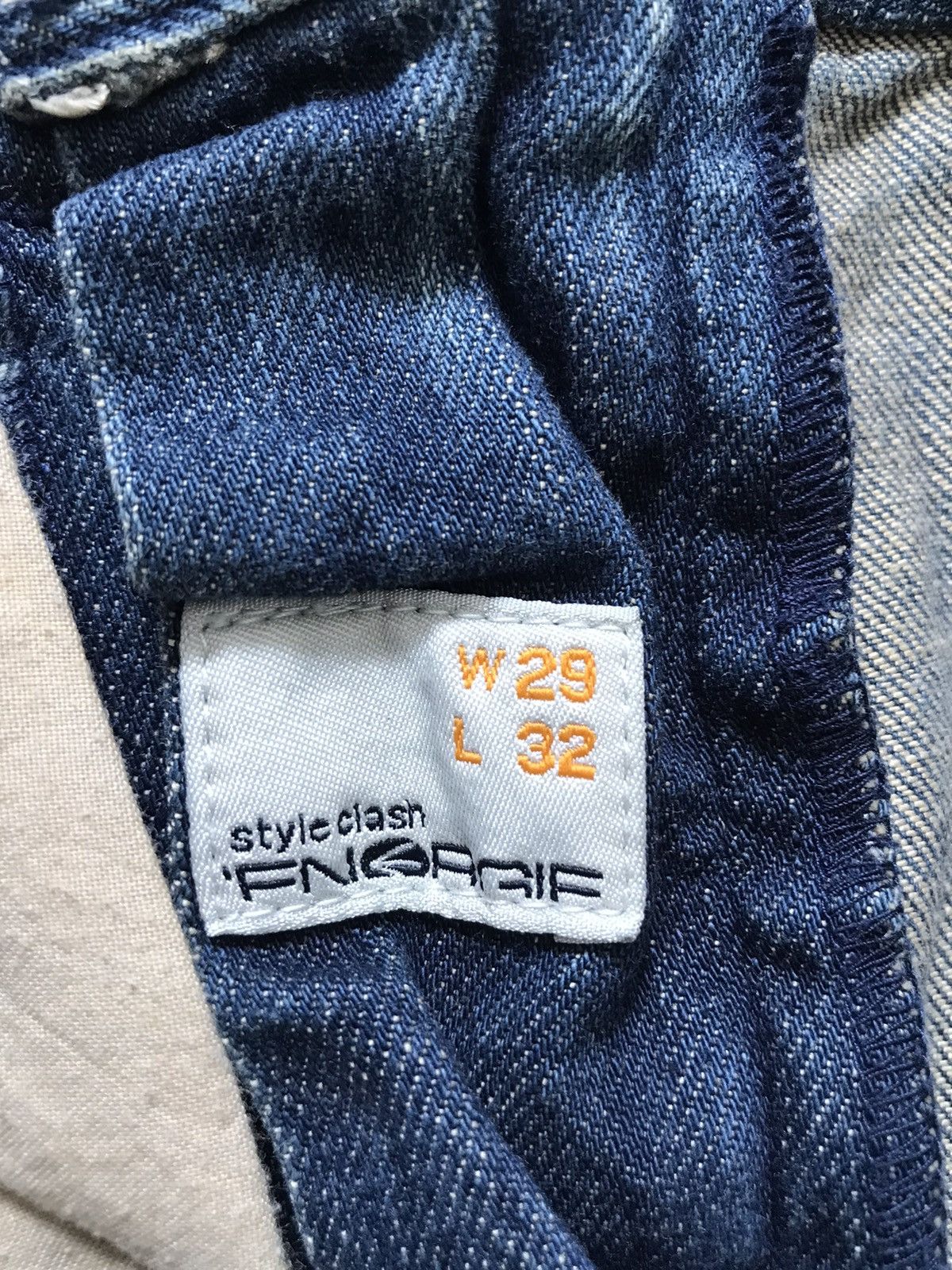 Energie ENERGIE Maxey Double Thight Distressed Denim Jeans Size US 31 - 15 Thumbnail