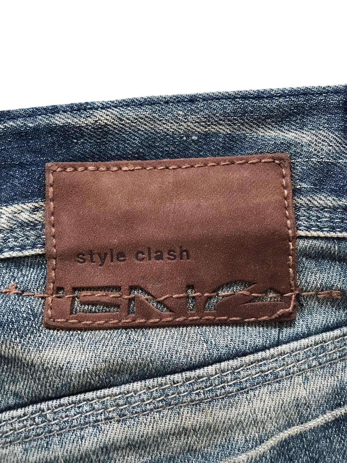 Energie ENERGIE Maxey Double Thight Distressed Denim Jeans Size US 31 - 13 Thumbnail