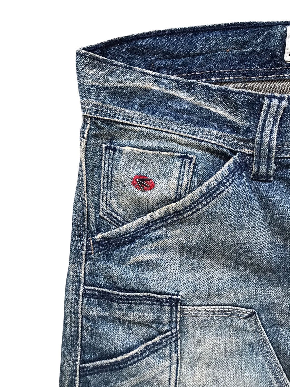 Energie ENERGIE Maxey Double Thight Distressed Denim Jeans Size US 31 - 4 Thumbnail