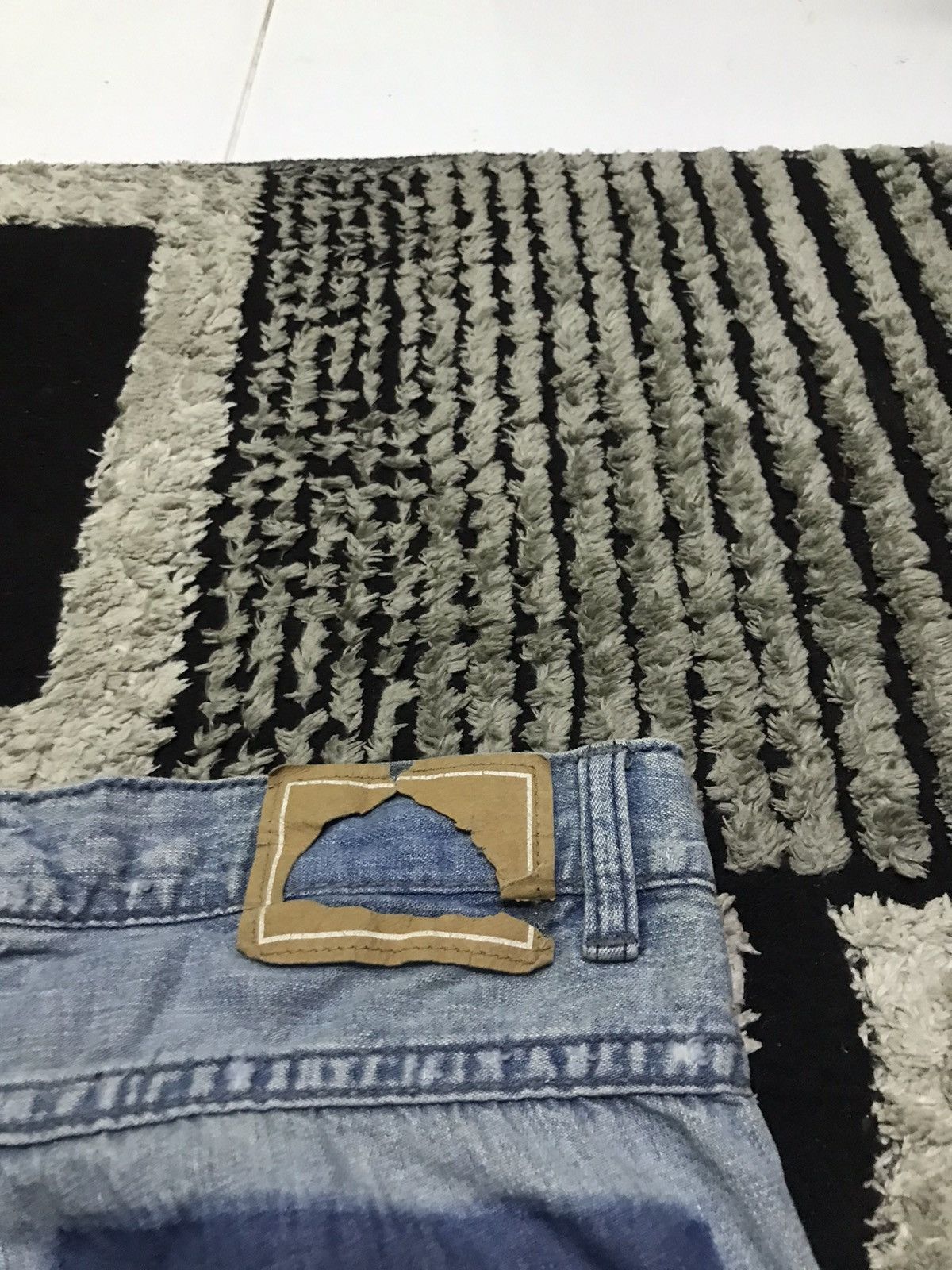 Designer 29x30 🔥Archived🔥 Cosmic wonder patchwork blue denim jeans Size US 29 - 9 Thumbnail