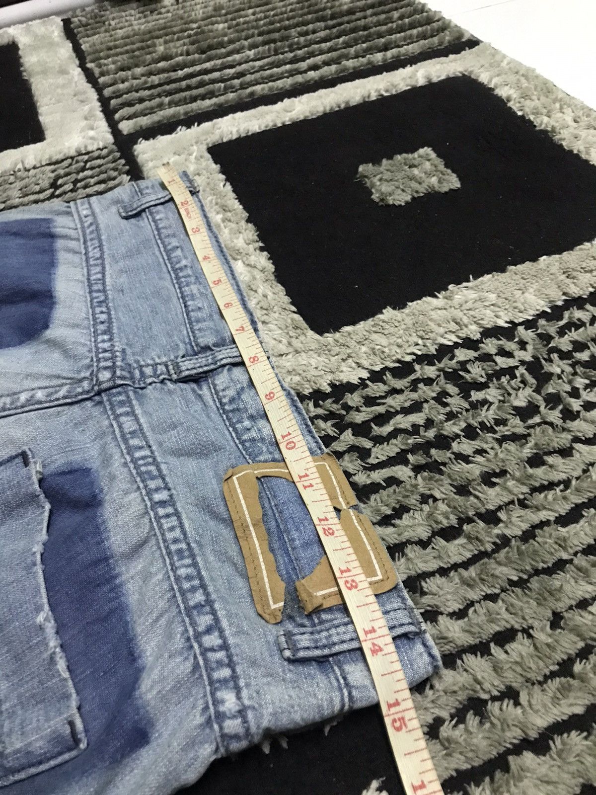 Designer 29x30 🔥Archived🔥 Cosmic wonder patchwork blue denim jeans Size US 29 - 10 Thumbnail