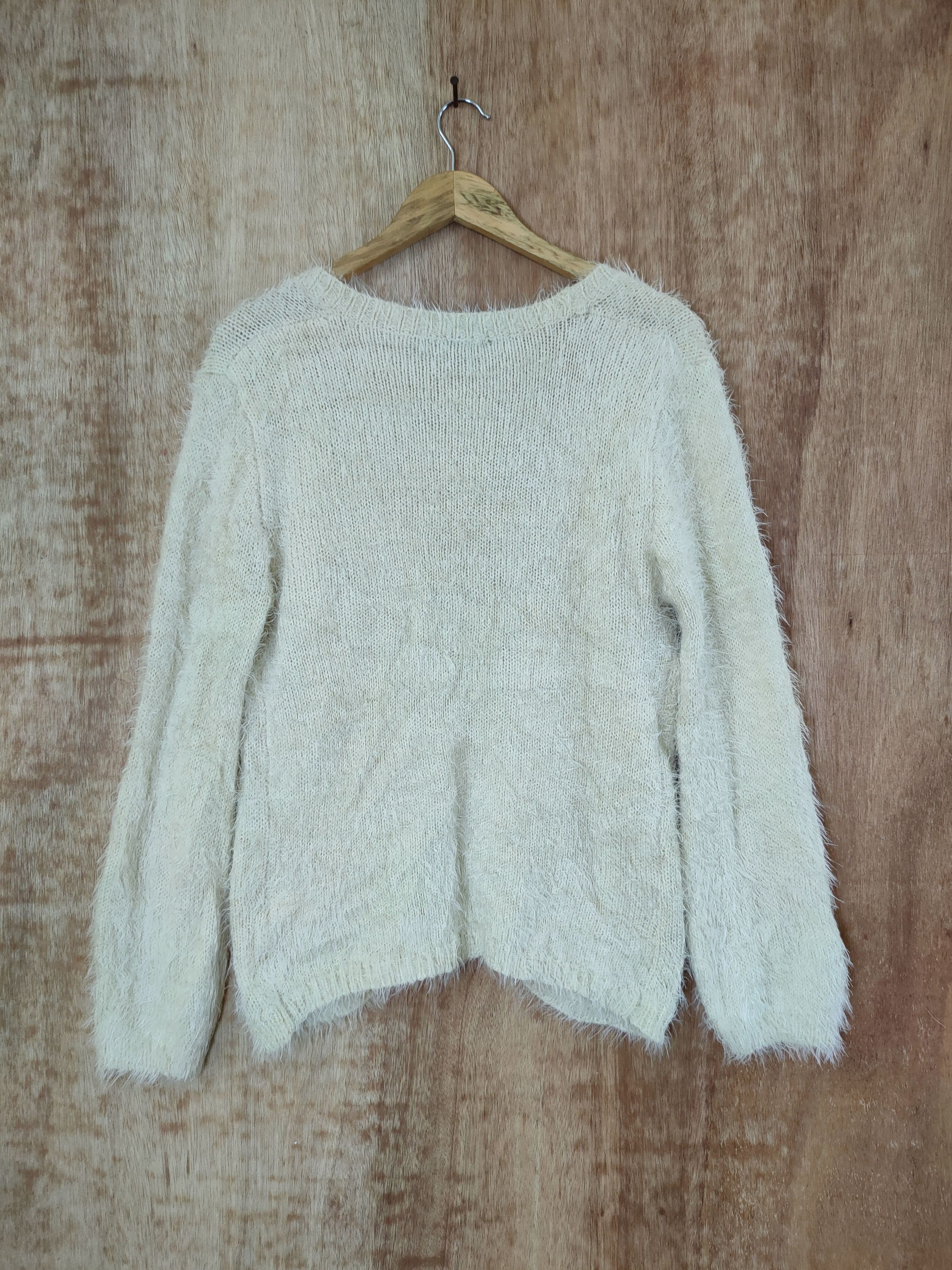 Homespun Knitwear DL George mohair fur shaggy fleece cardigan knitwear #46-499 Size US M / EU 48-50 / 2 - 7 Thumbnail