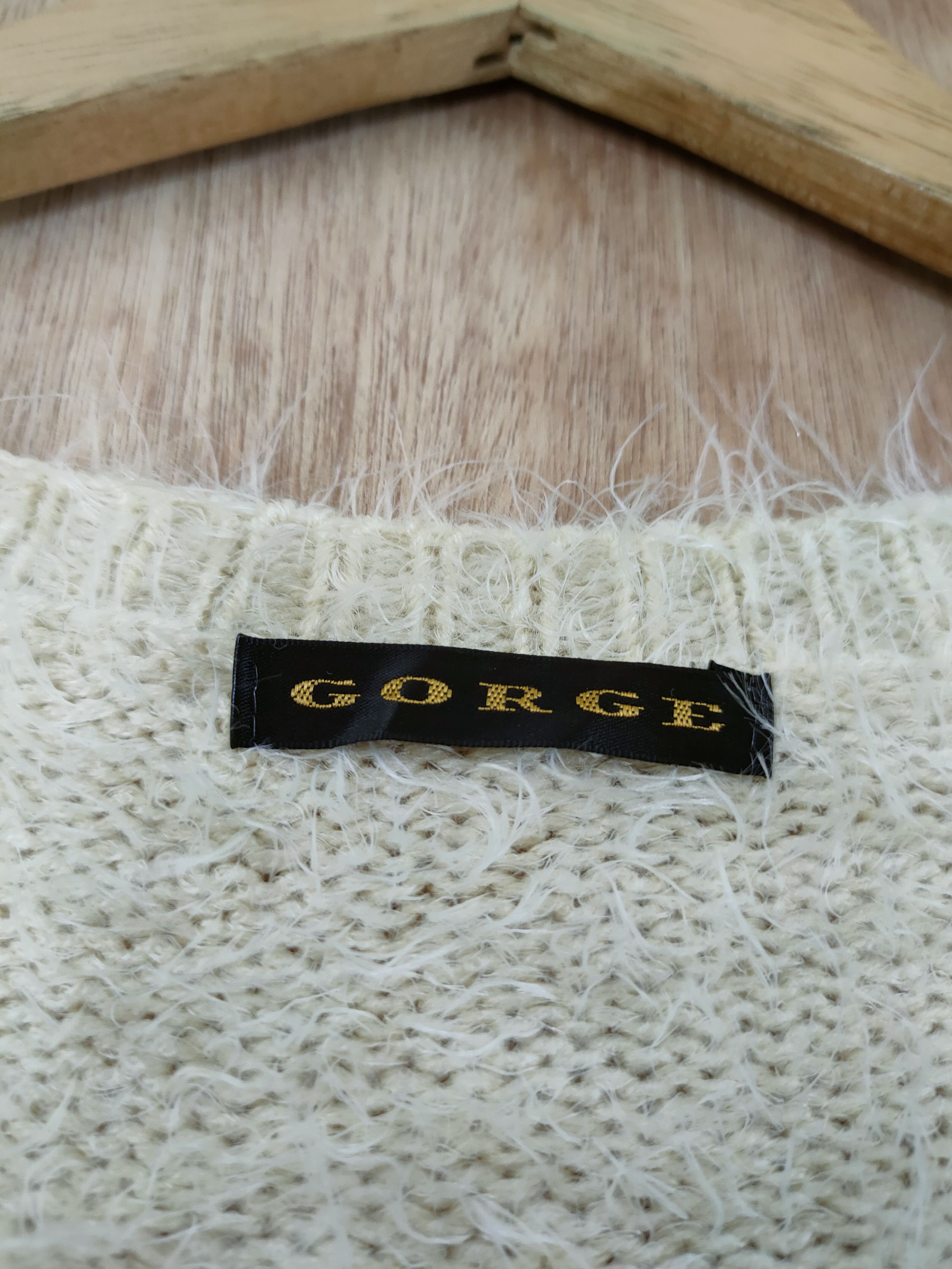 Homespun Knitwear DL George mohair fur shaggy fleece cardigan knitwear #46-499 Size US M / EU 48-50 / 2 - 3 Thumbnail