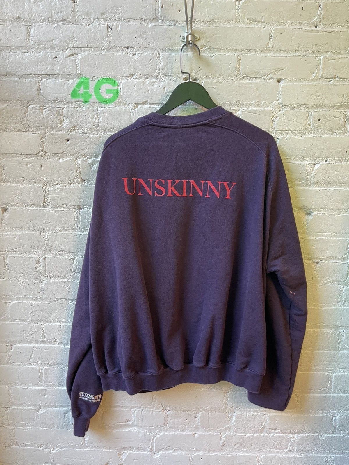 Vetements Vetements UNSKINNY Sweatshirt 4Gseller | Grailed