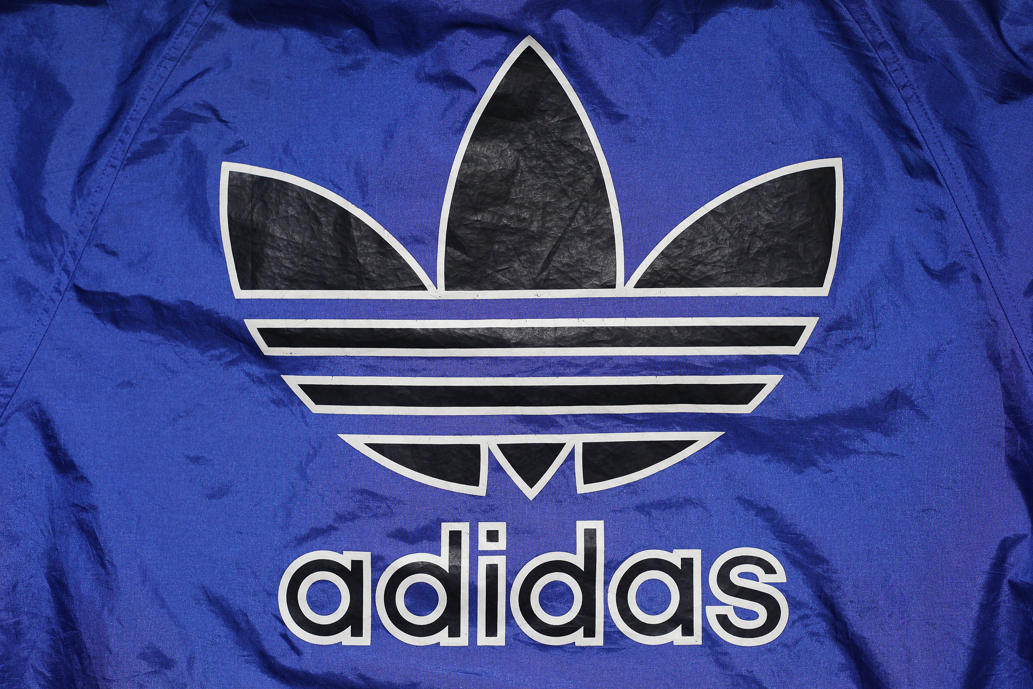 Adidas × Vintage Big hoodie Logo parka coat Windbreaker - not leather Size US XL / EU 56 / 4 - 8 Thumbnail