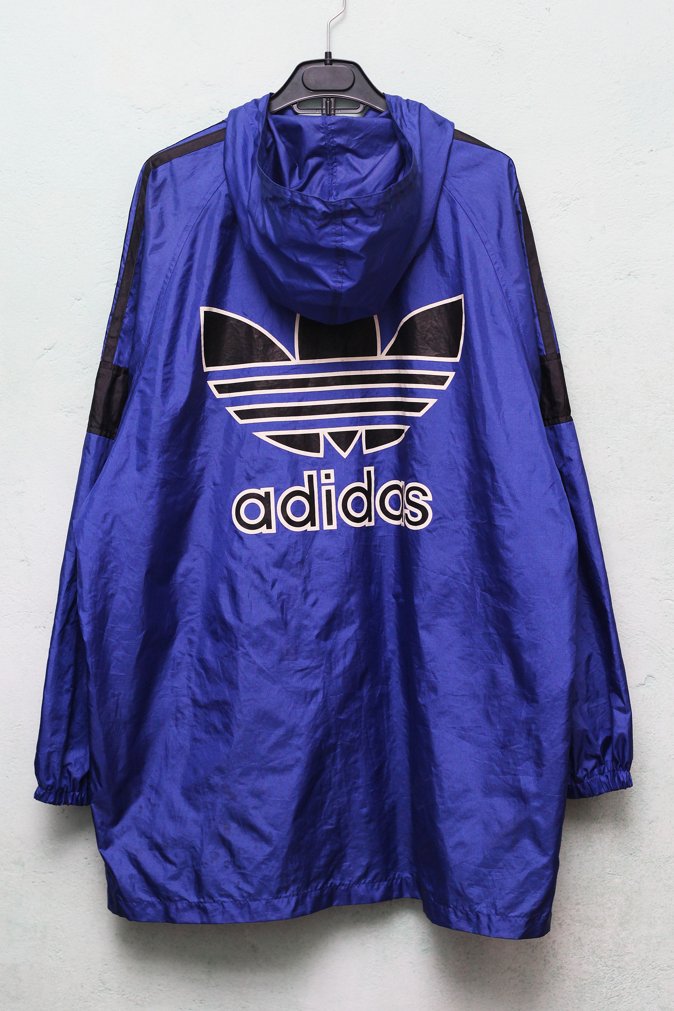 Adidas × Vintage Big hoodie Logo parka coat Windbreaker - not leather Size US XL / EU 56 / 4 - 2 Thumbnail