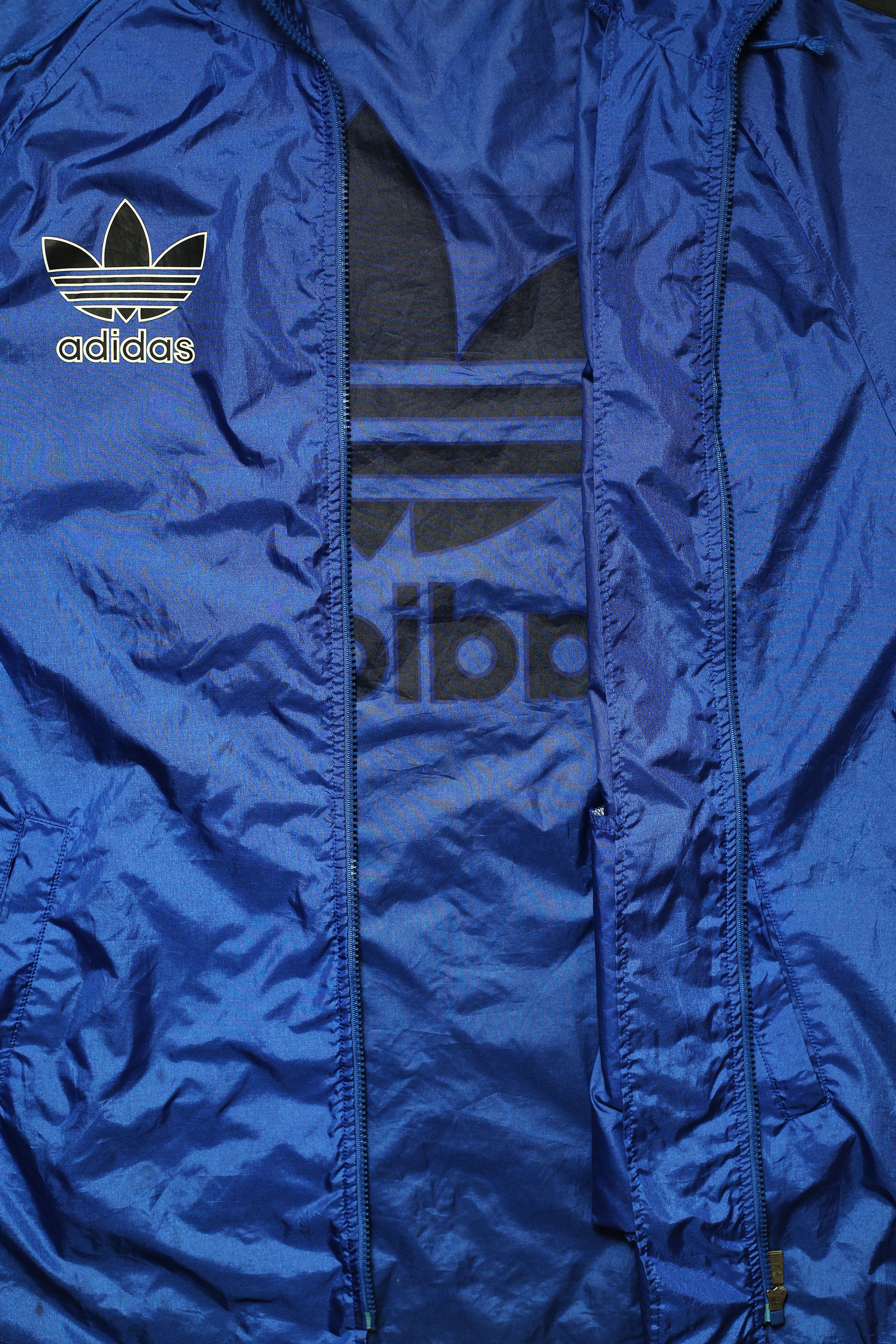 Adidas × Vintage Big hoodie Logo parka coat Windbreaker - not leather Size US XL / EU 56 / 4 - 4 Thumbnail
