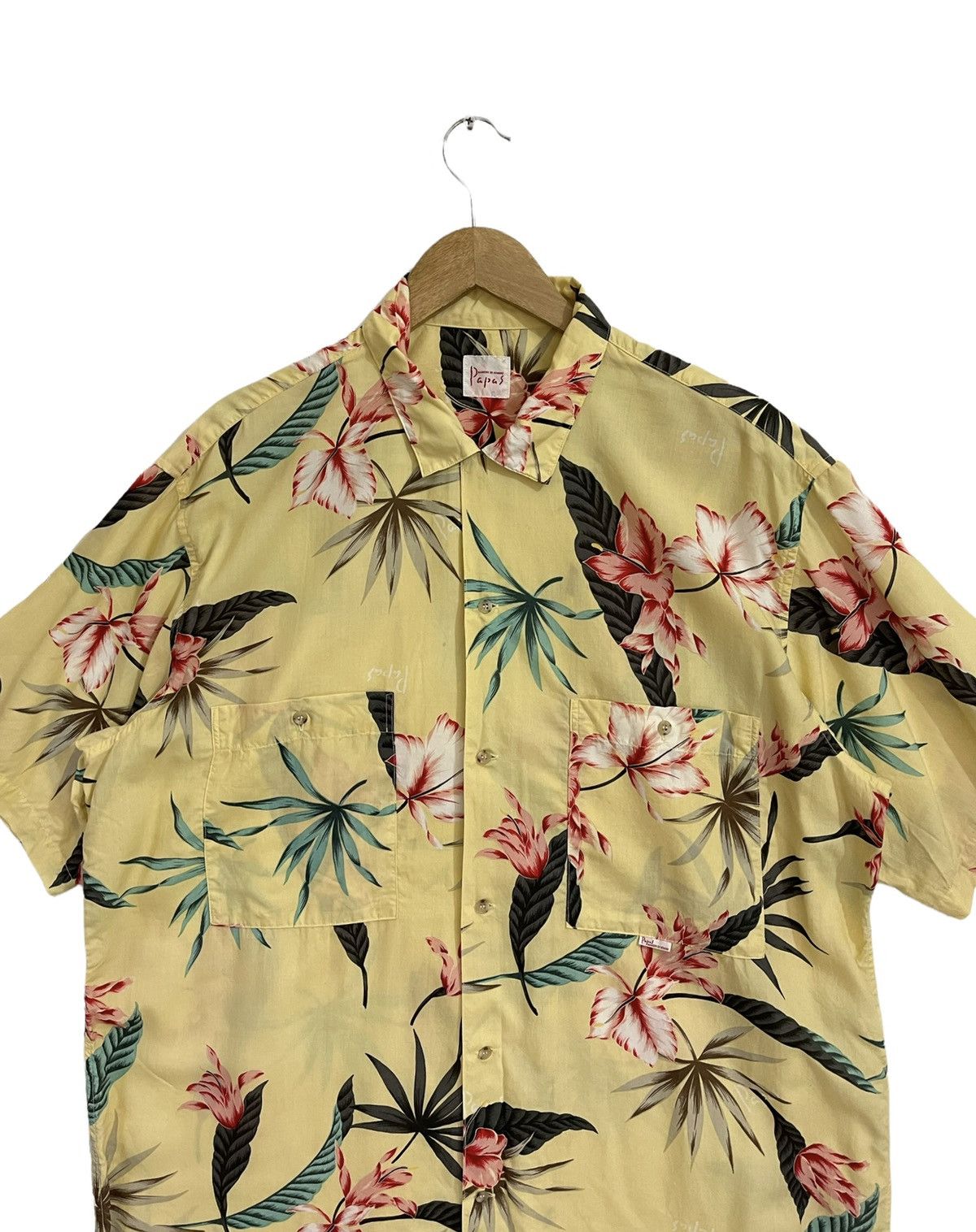 Japanese Brand japanese brand Papas hawaiian shirt Size US XL / EU 56 / 4 - 3 Thumbnail