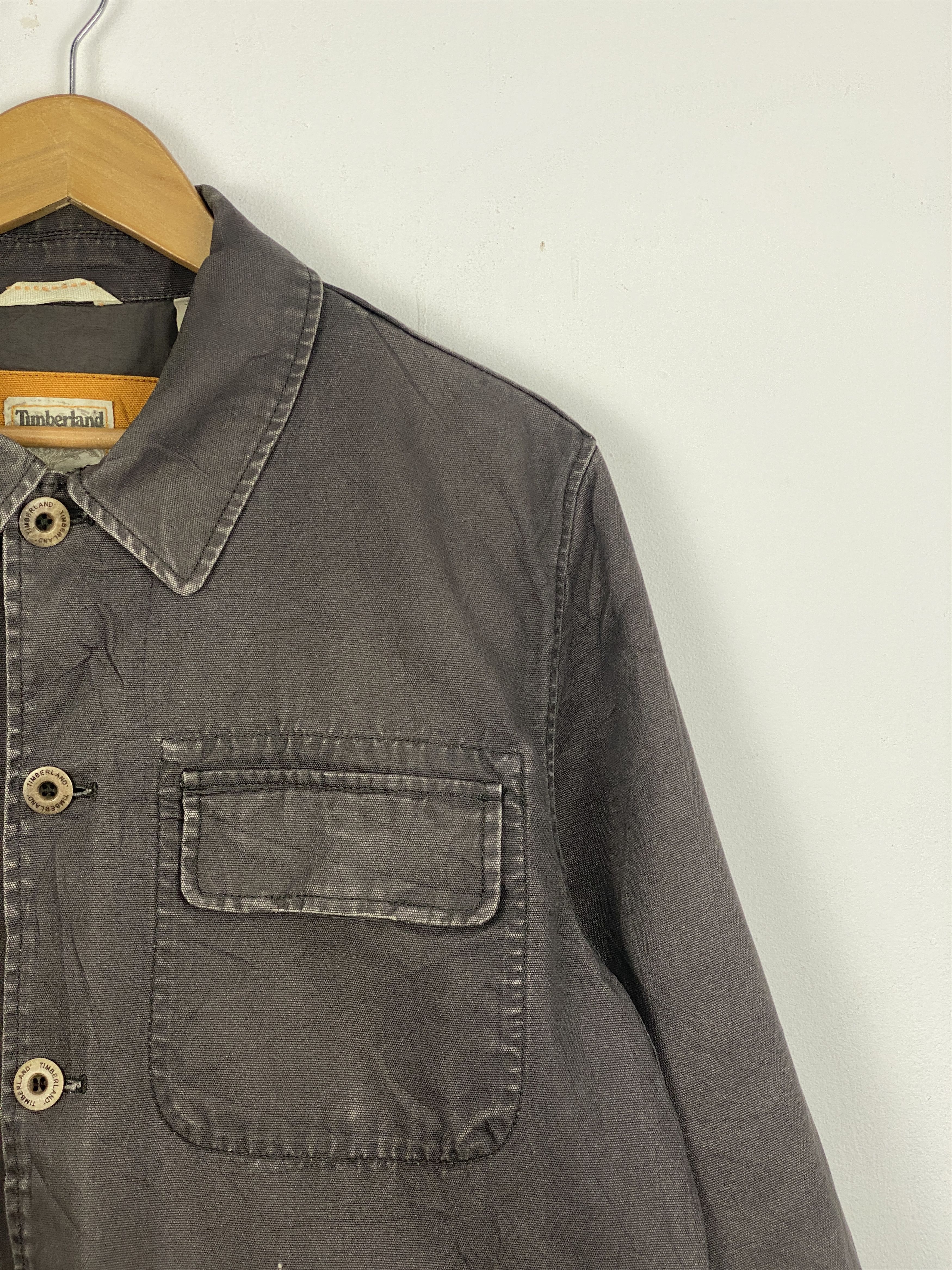 Timberland Vintage Timberland Full Button Ups Denim Jacket AH0057 Size US M / EU 48-50 / 2 - 8 Thumbnail