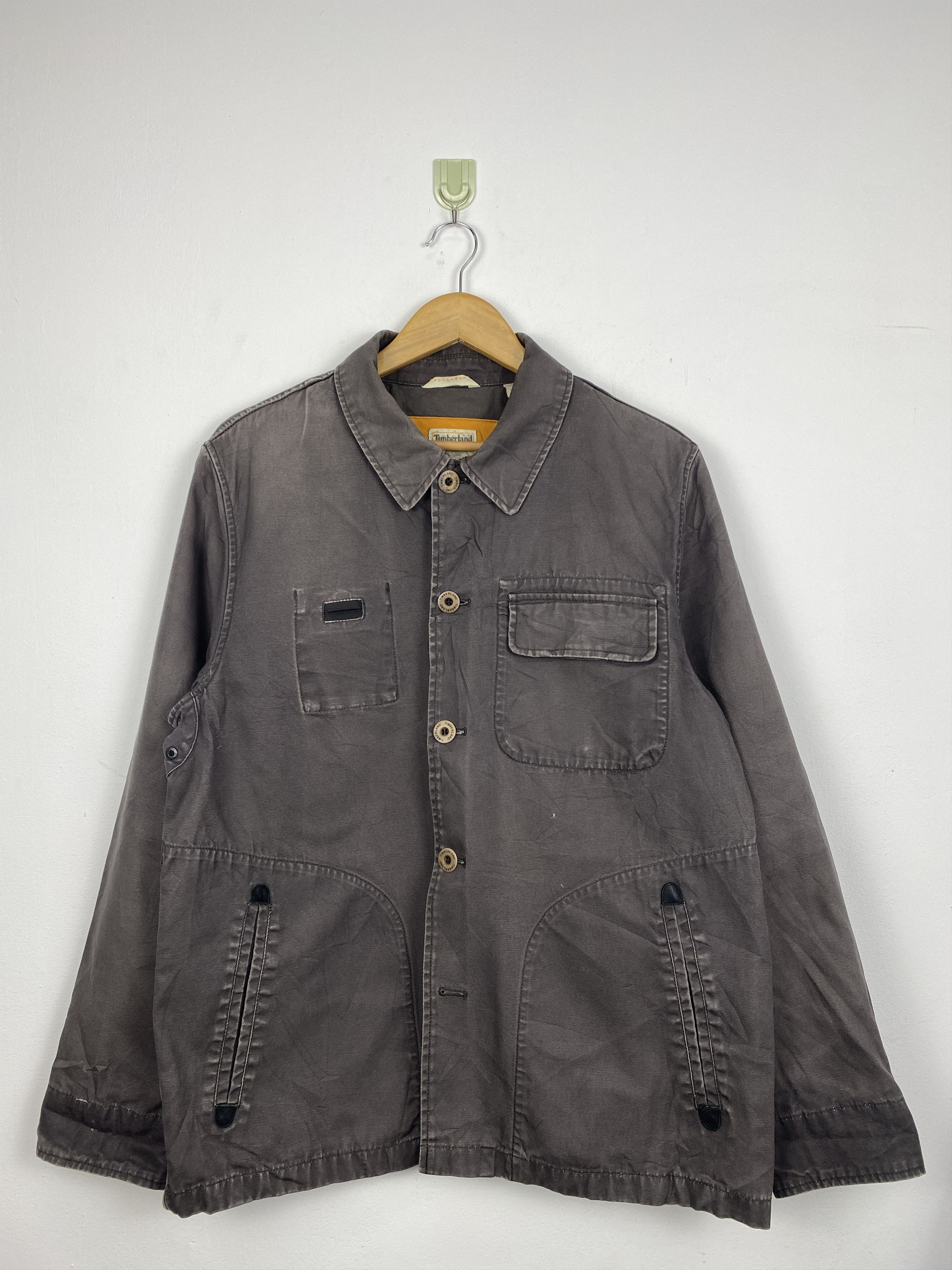 Timberland Vintage Timberland Full Button Ups Denim Jacket AH0057 Size US M / EU 48-50 / 2 - 1 Thumbnail