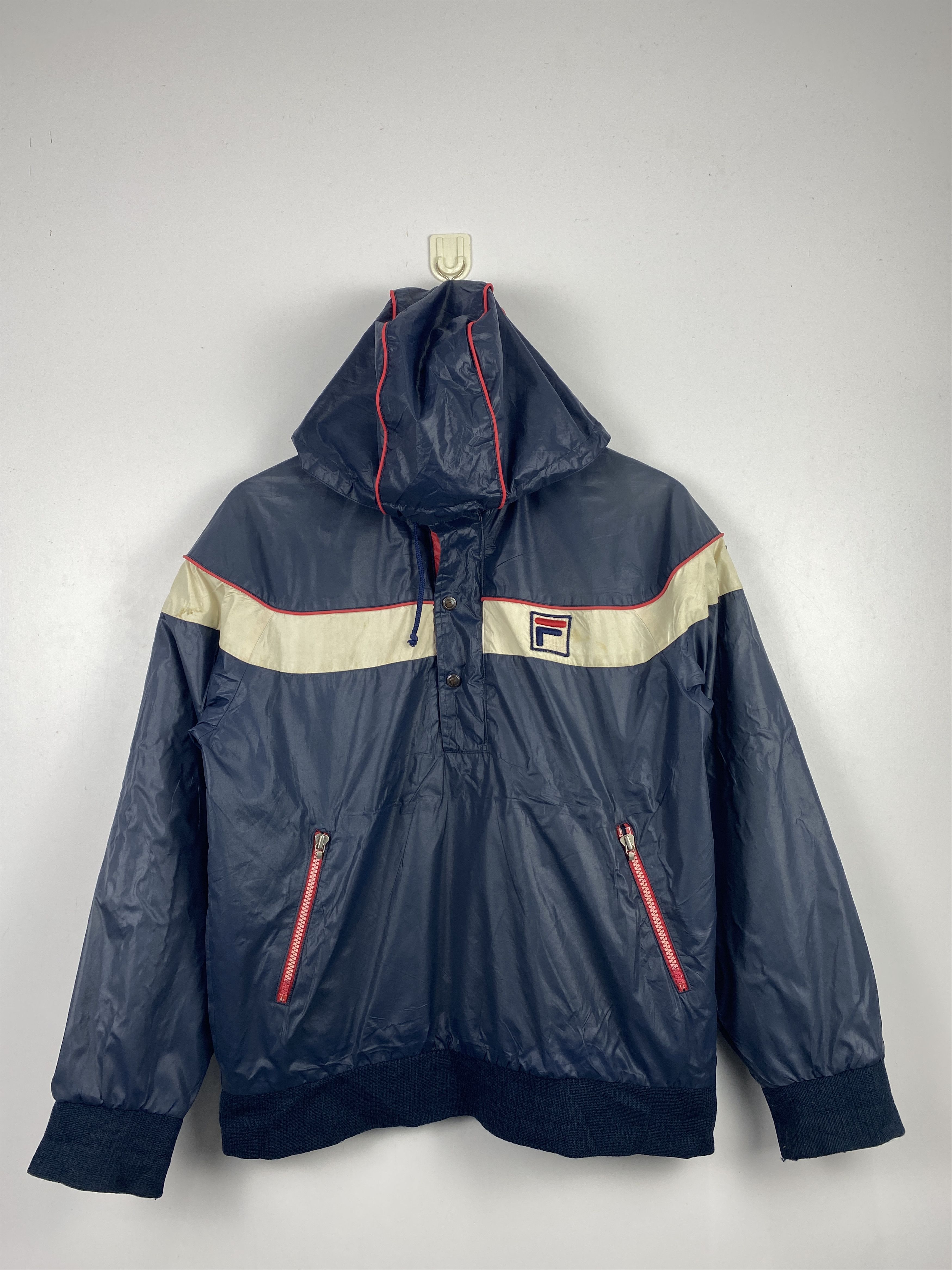 Fila Vintage 90s Goretex Fila Back Logo Embroidery Jacket AH0016 Size US L / EU 52-54 / 3 - 3 Thumbnail