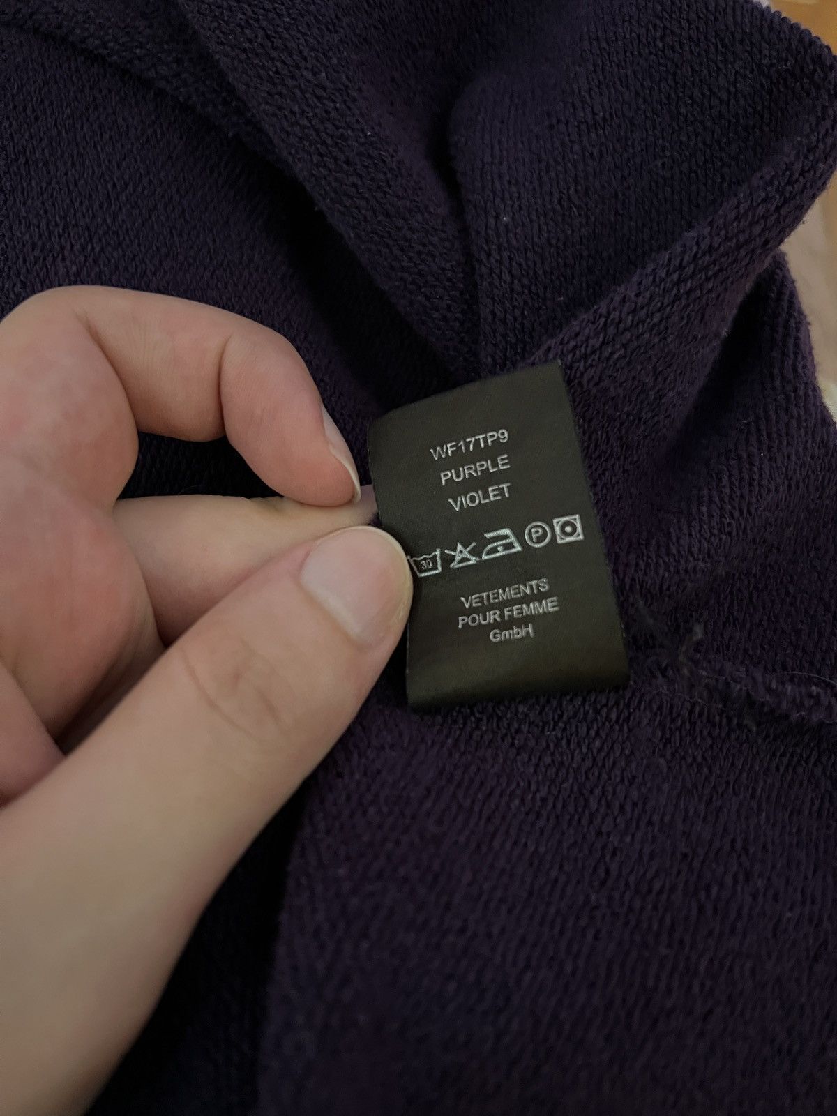 Vetements *RARE* Vetements FW17 Unskinny Sweatshirt Sz. S Size US S / EU 44-46 / 1 - 8 Thumbnail