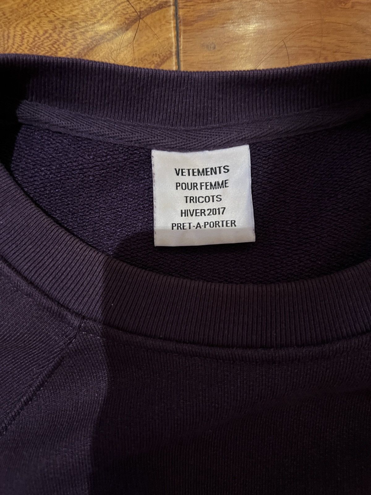 Vetements *RARE* Vetements FW17 Unskinny Sweatshirt Sz. S Size US S / EU 44-46 / 1 - 5 Thumbnail