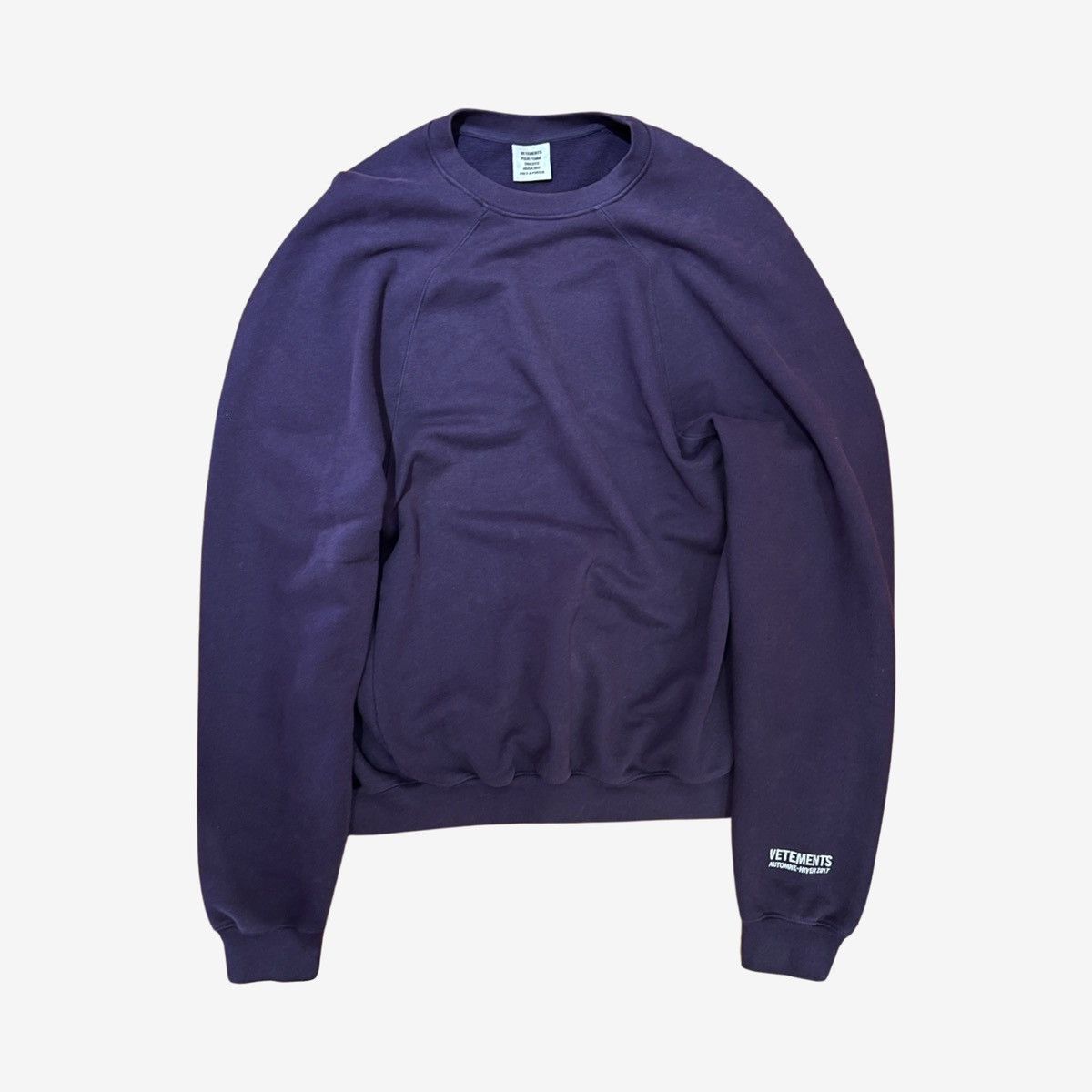 Vetements *RARE* Vetements FW17 Unskinny Sweatshirt Sz. S Size US S / EU 44-46 / 1 - 3 Thumbnail