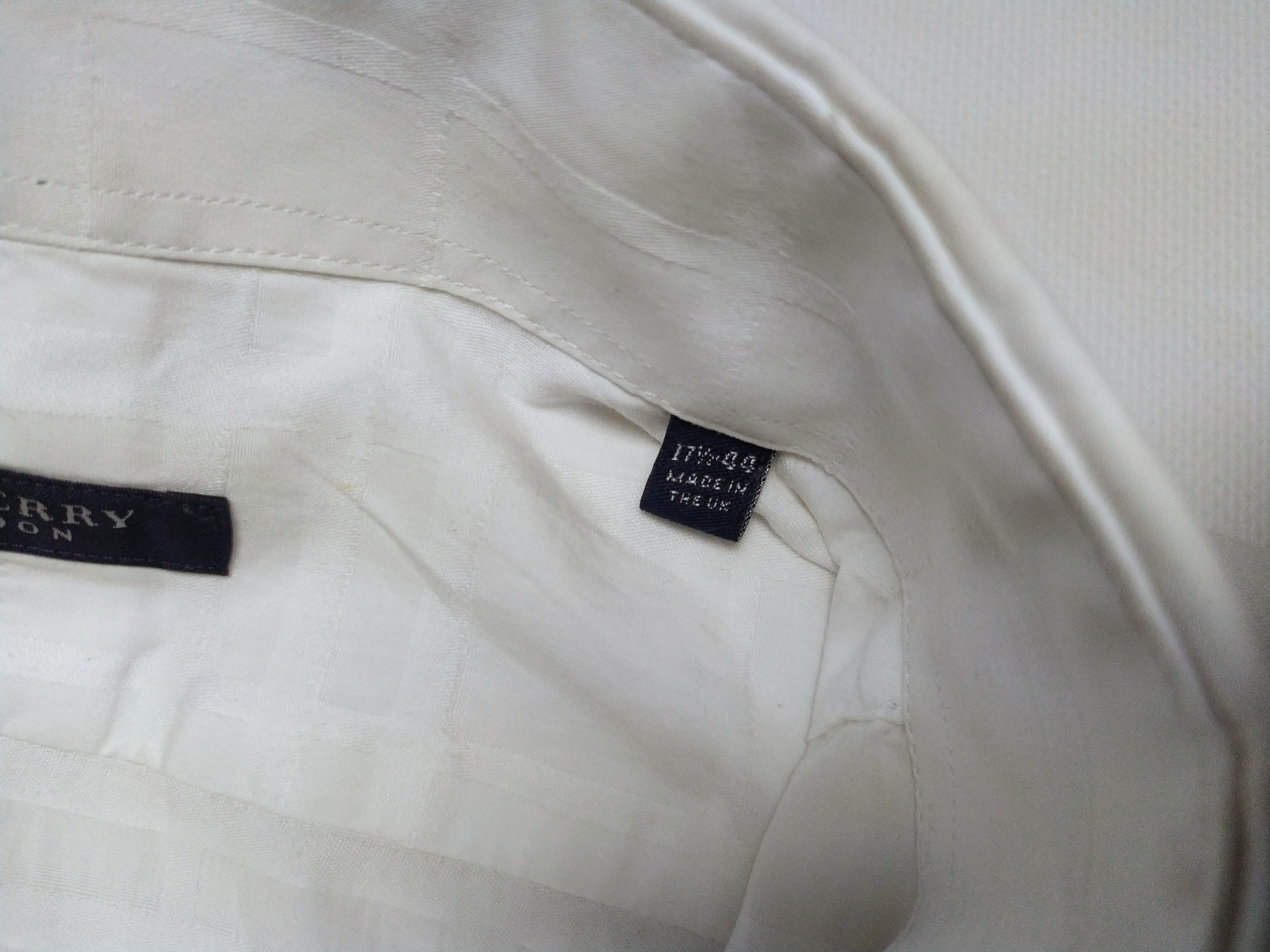 Burberry Burberry London cufflinks white checkered shirt Size US XL / EU 56 / 4 - 4 Thumbnail