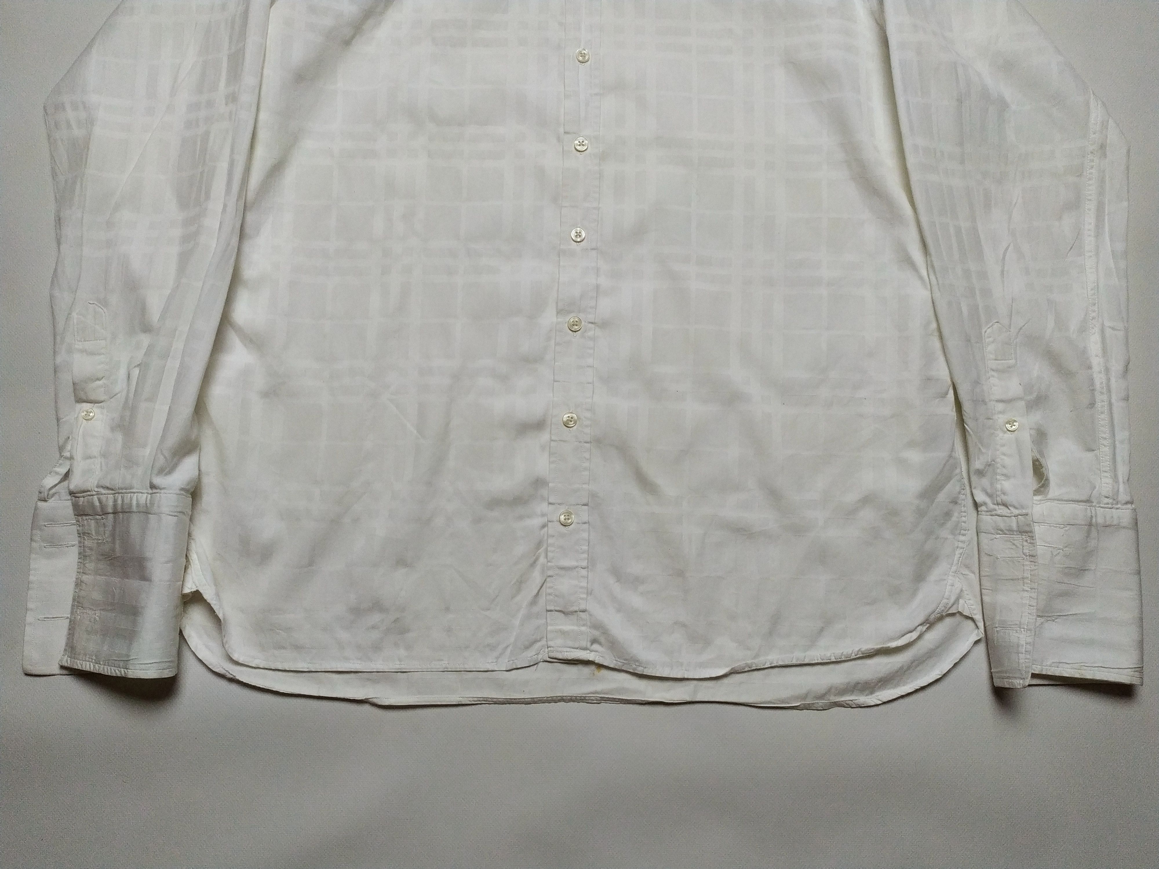 Burberry Burberry London cufflinks white checkered shirt Size US XL / EU 56 / 4 - 8 Thumbnail