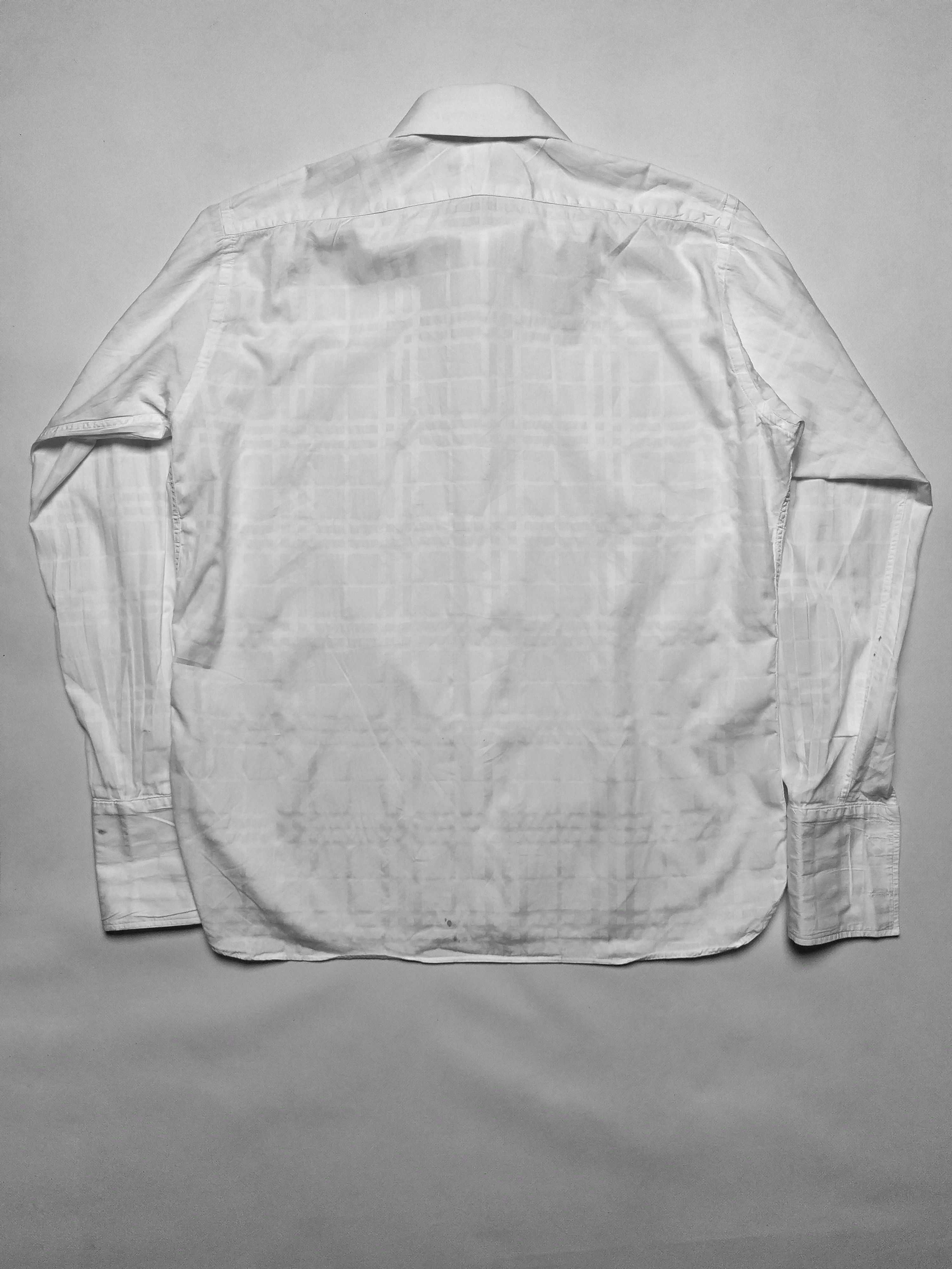 Burberry Burberry London cufflinks white checkered shirt Size US XL / EU 56 / 4 - 11 Thumbnail