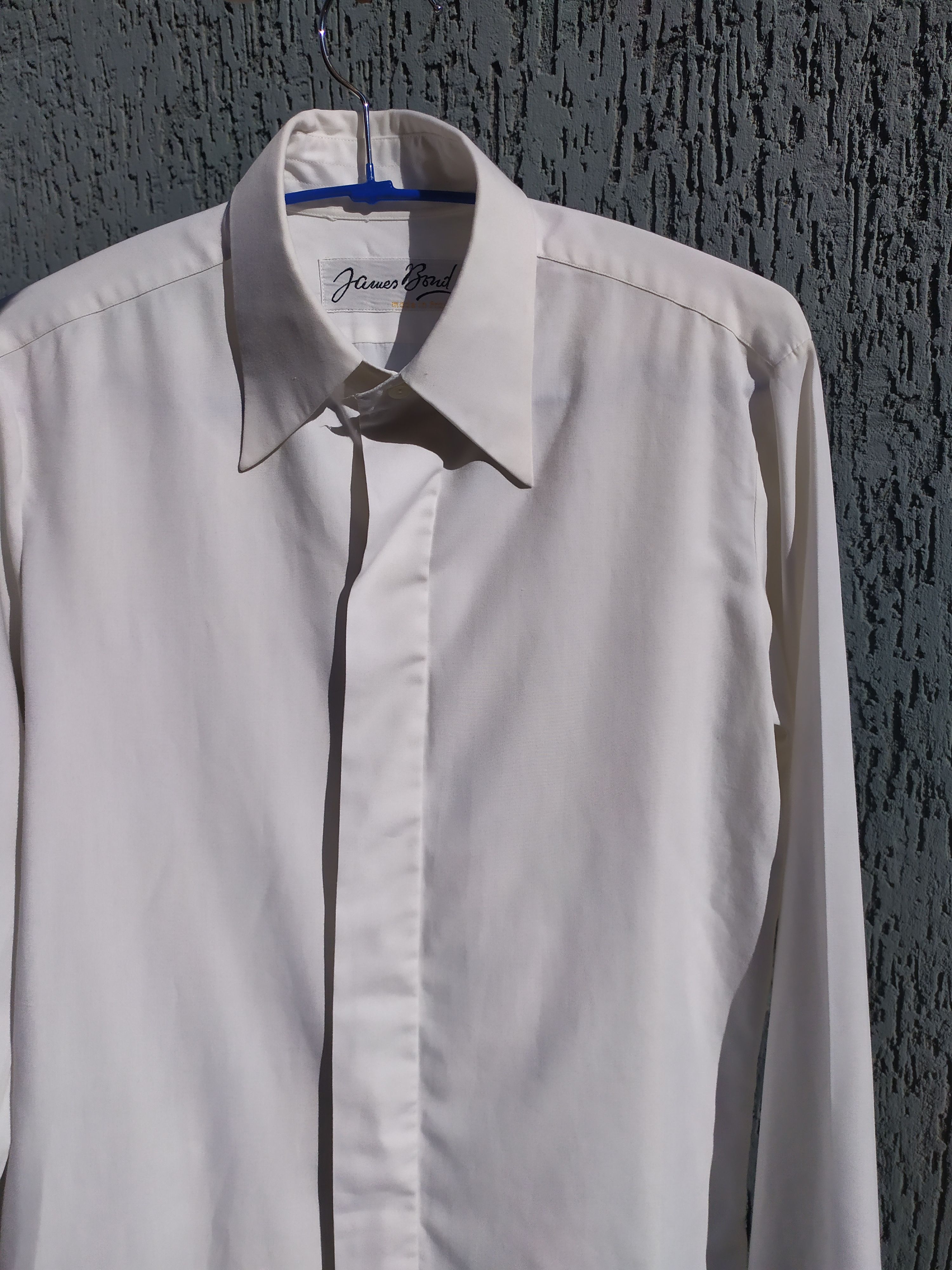 Vintage Vintage James Bond White shirt Size US M / EU 48-50 / 2 - 1 Thumbnail