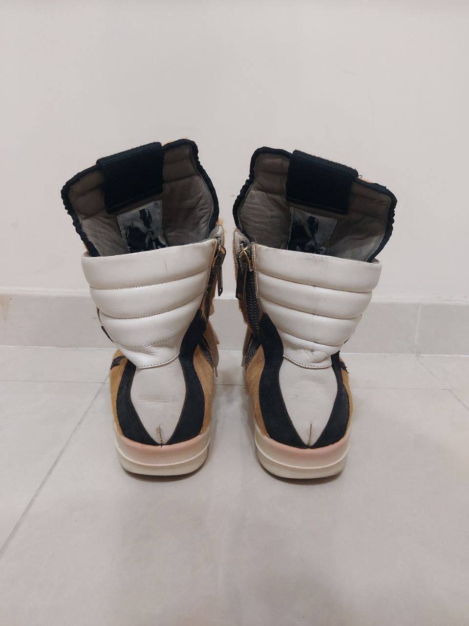 Rick Owens FW13 AW13 Plinth Pony Hair Geobasket Size US 9 / EU 42 - 4 Thumbnail