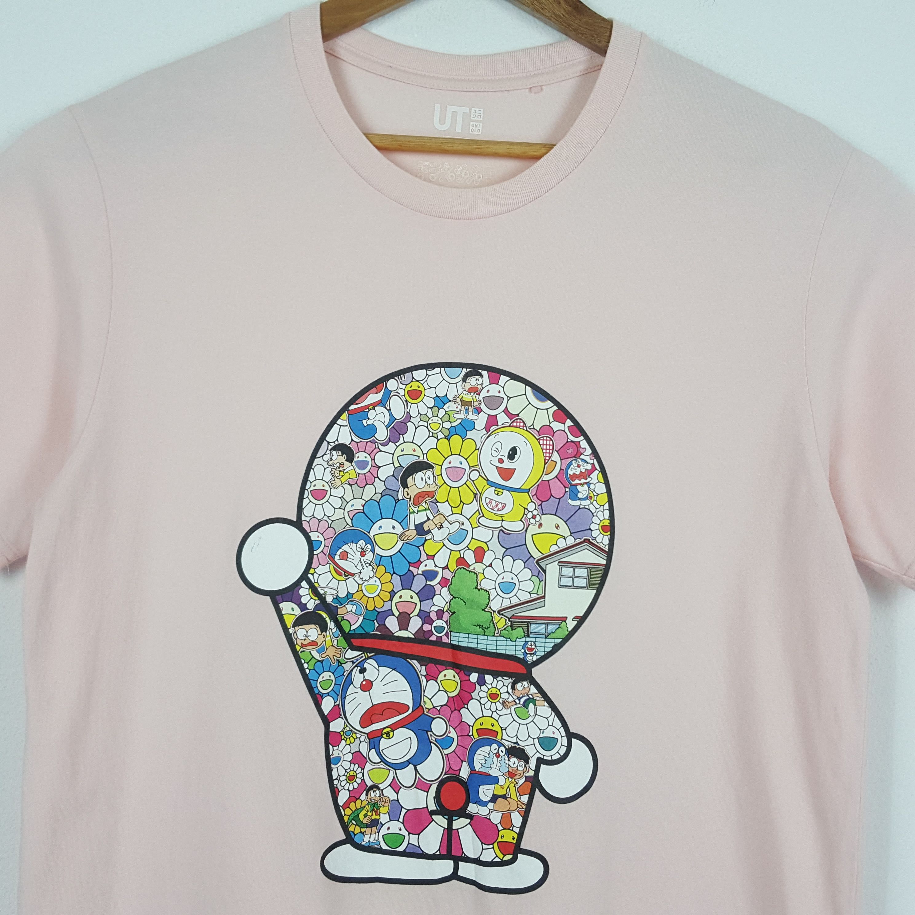 Japanese Brand × Takashi Murakami × Vintage Vintage Doraemon X Takashi Murakami Japanese brand t-shirt Size US L / EU 52-54 / 3 - 2 Thumbnail