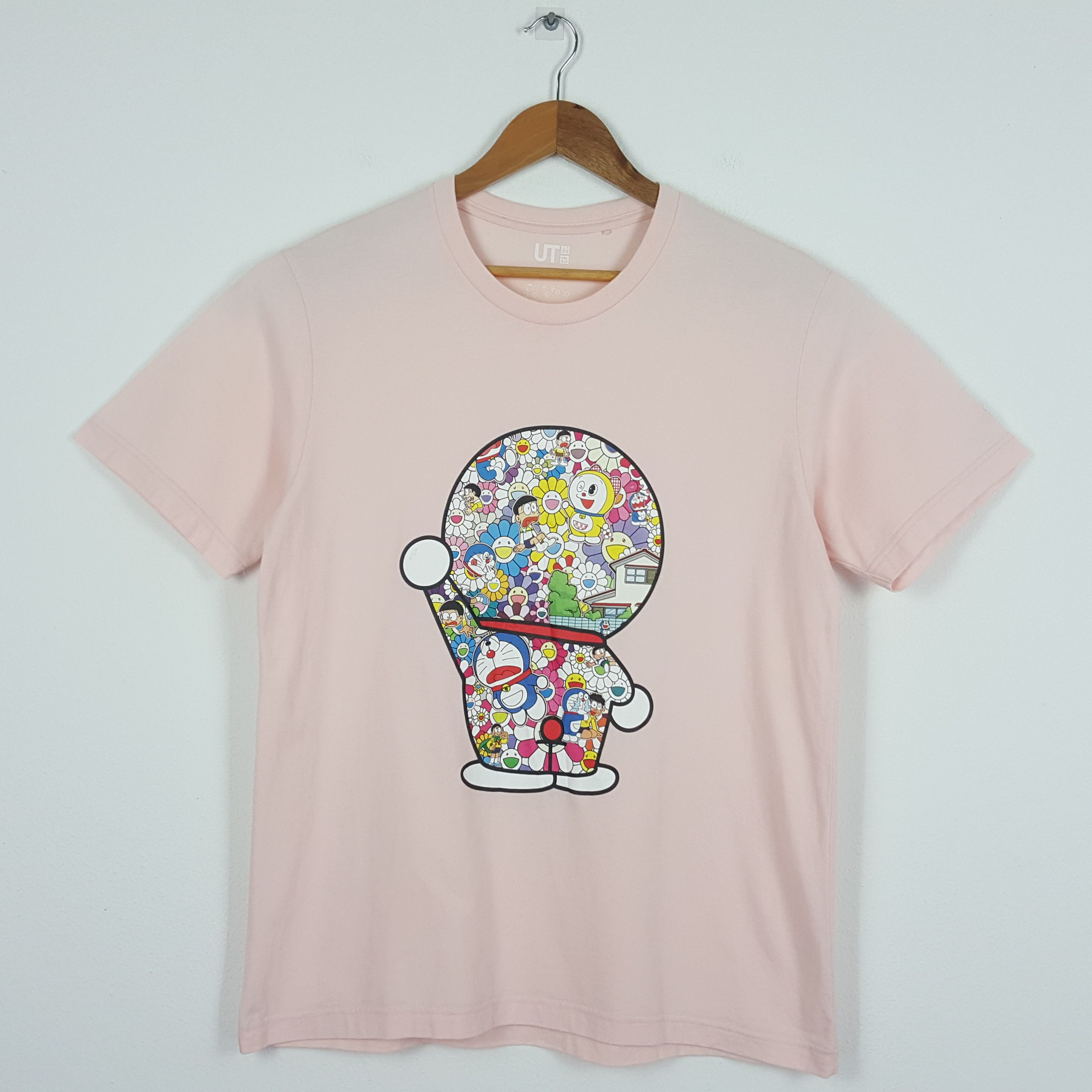 Japanese Brand × Takashi Murakami × Vintage Vintage Doraemon X Takashi Murakami Japanese brand t-shirt Size US L / EU 52-54 / 3 - 1 Thumbnail