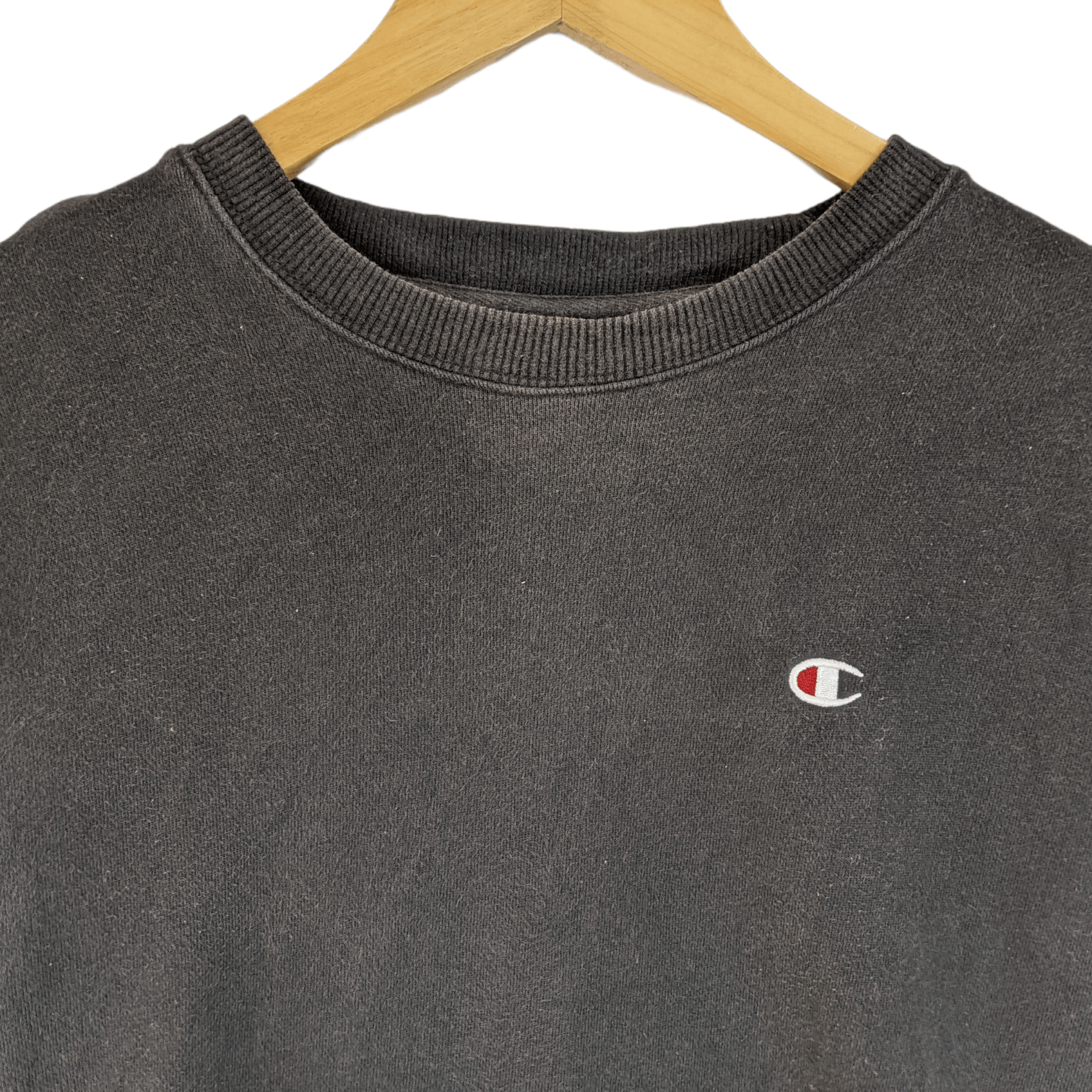 Champion CHAMPION Streetwear Black Plain Jumper Sweatshirt Size US M / EU 48-50 / 2 - 3 Thumbnail