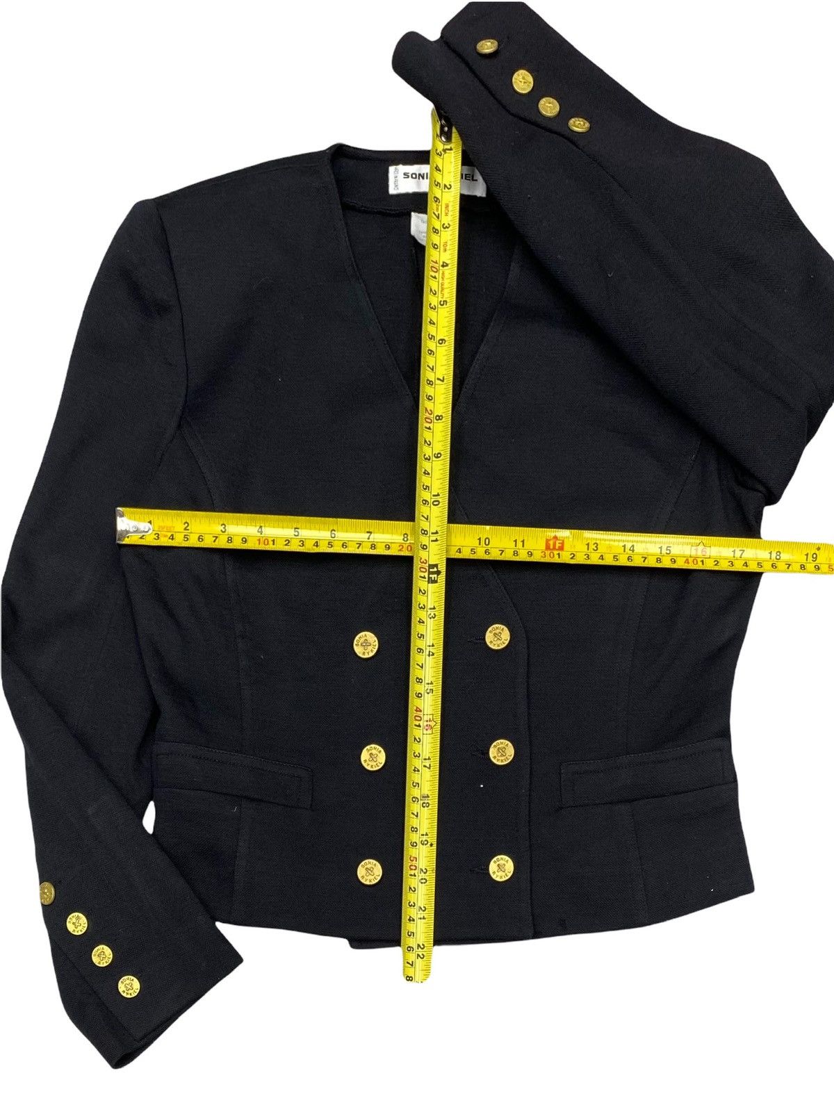 Issey Miyake × Sonia Rykiel SONIA RYKIEL PARIS CROPPED TOP JACKET Size S / US 4 / IT 40 - 20 Thumbnail