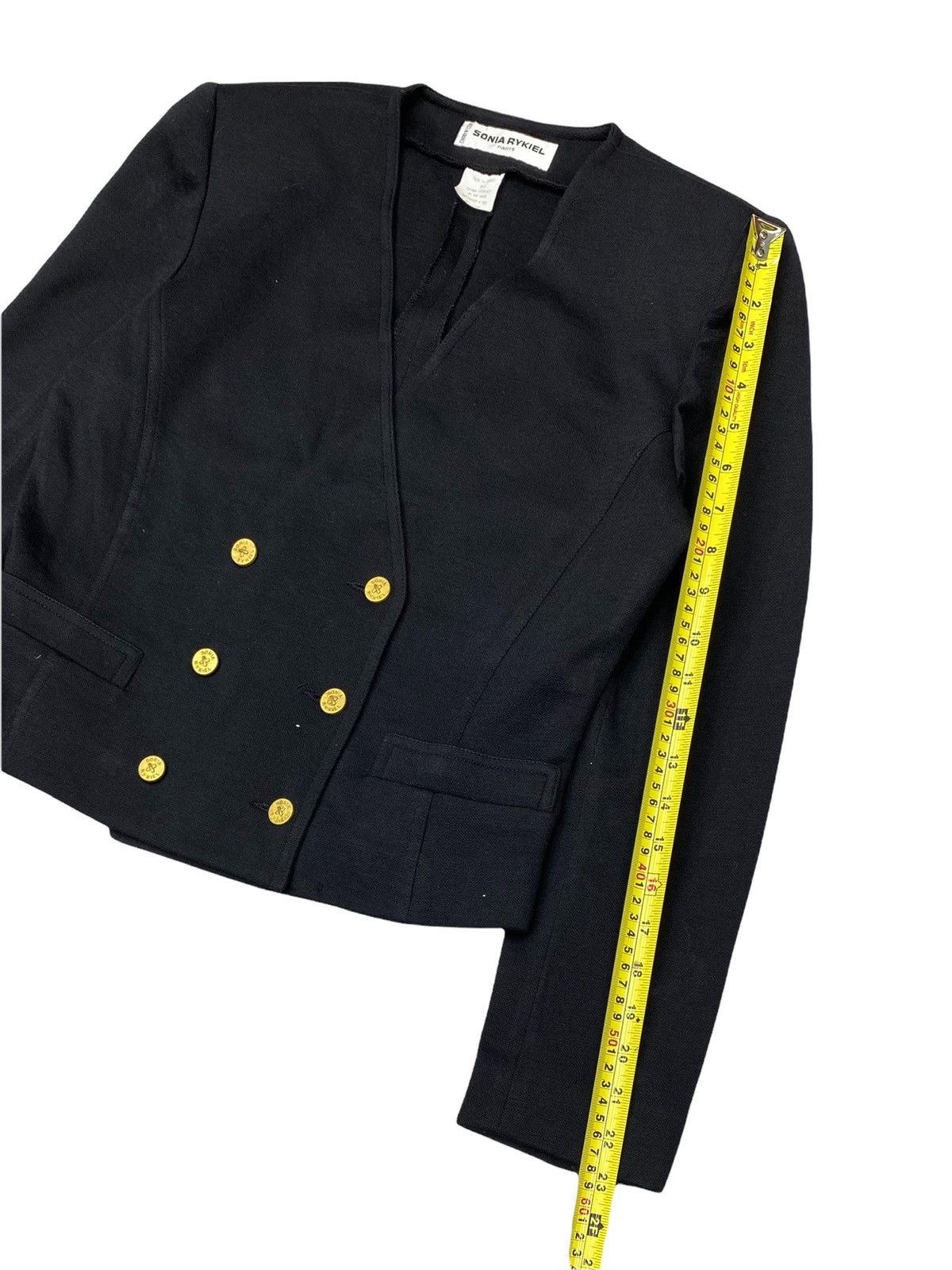 Issey Miyake × Sonia Rykiel SONIA RYKIEL PARIS CROPPED TOP JACKET Size S / US 4 / IT 40 - 21 Thumbnail