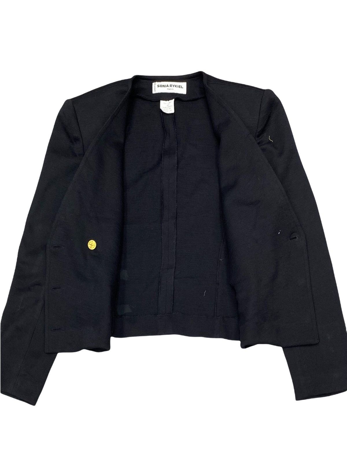 Issey Miyake × Sonia Rykiel SONIA RYKIEL PARIS CROPPED TOP JACKET Size S / US 4 / IT 40 - 12 Thumbnail