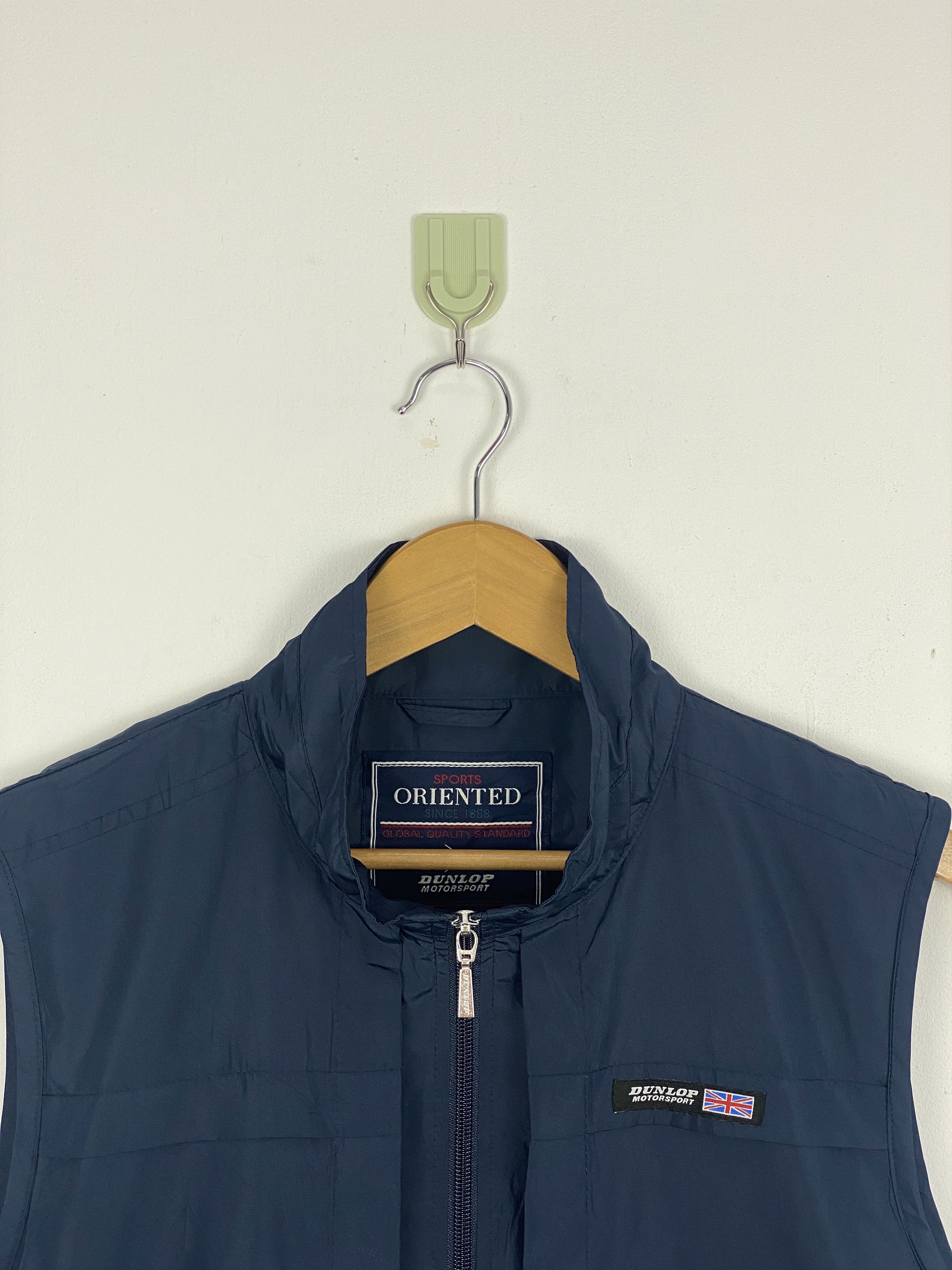 Dunlop Vintage Dunlop Zipper Ups Vest Light Jacket Blue AH0056 Size US L / EU 52-54 / 3 - 2 Thumbnail