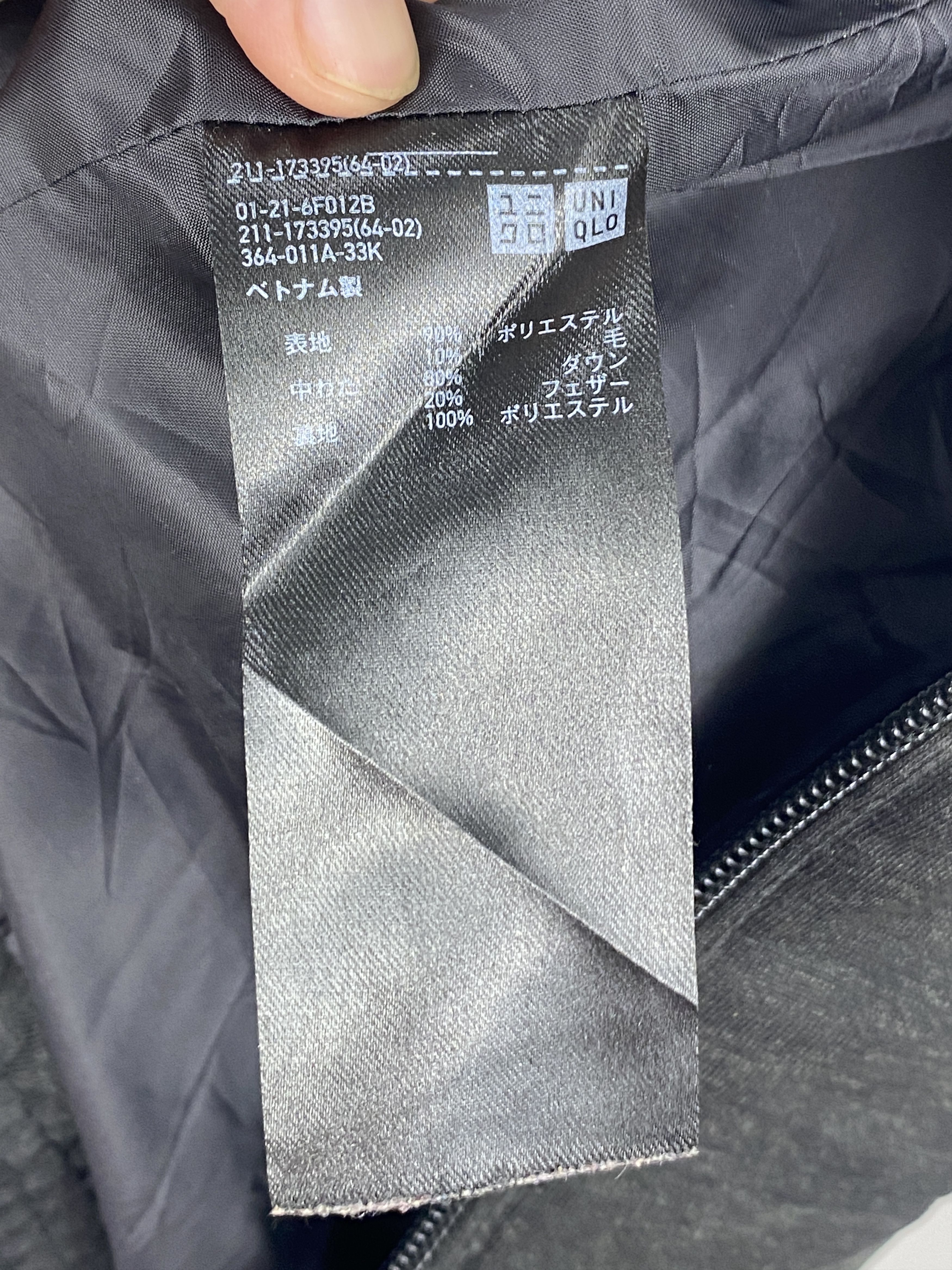 Japanese Brand Uniqlo Zipper Ups Puffer Dark Grey Vest AH0064 Size US S / EU 44-46 / 1 - 6 Thumbnail