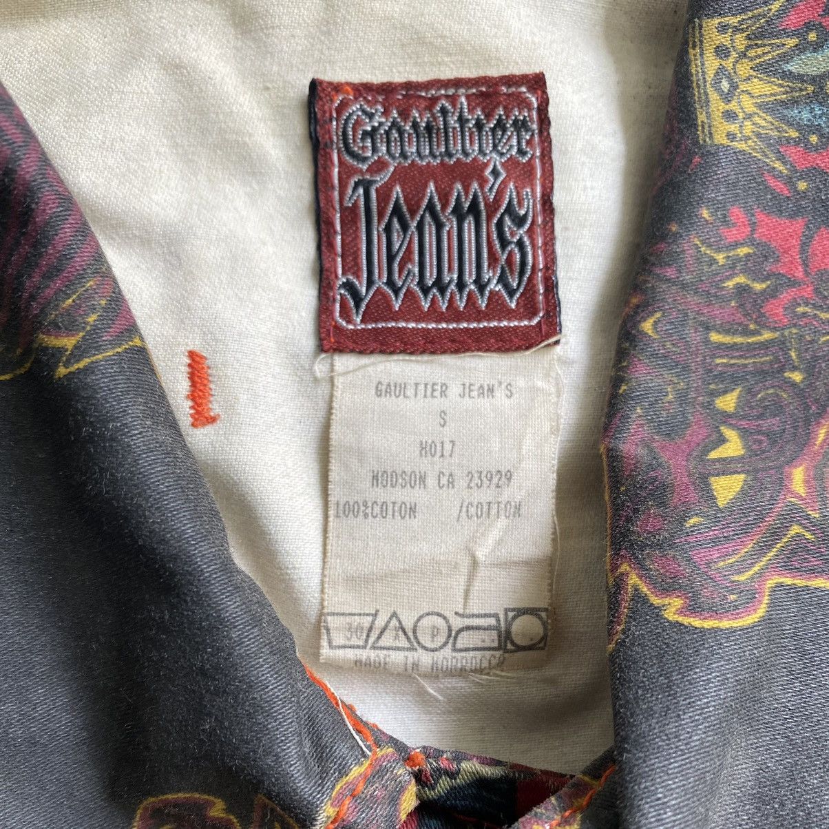 Jean Paul Gaultier Vintage 90’s Tribal Cropped Jacket Size US S / EU 44-46 / 1 - 3 Thumbnail