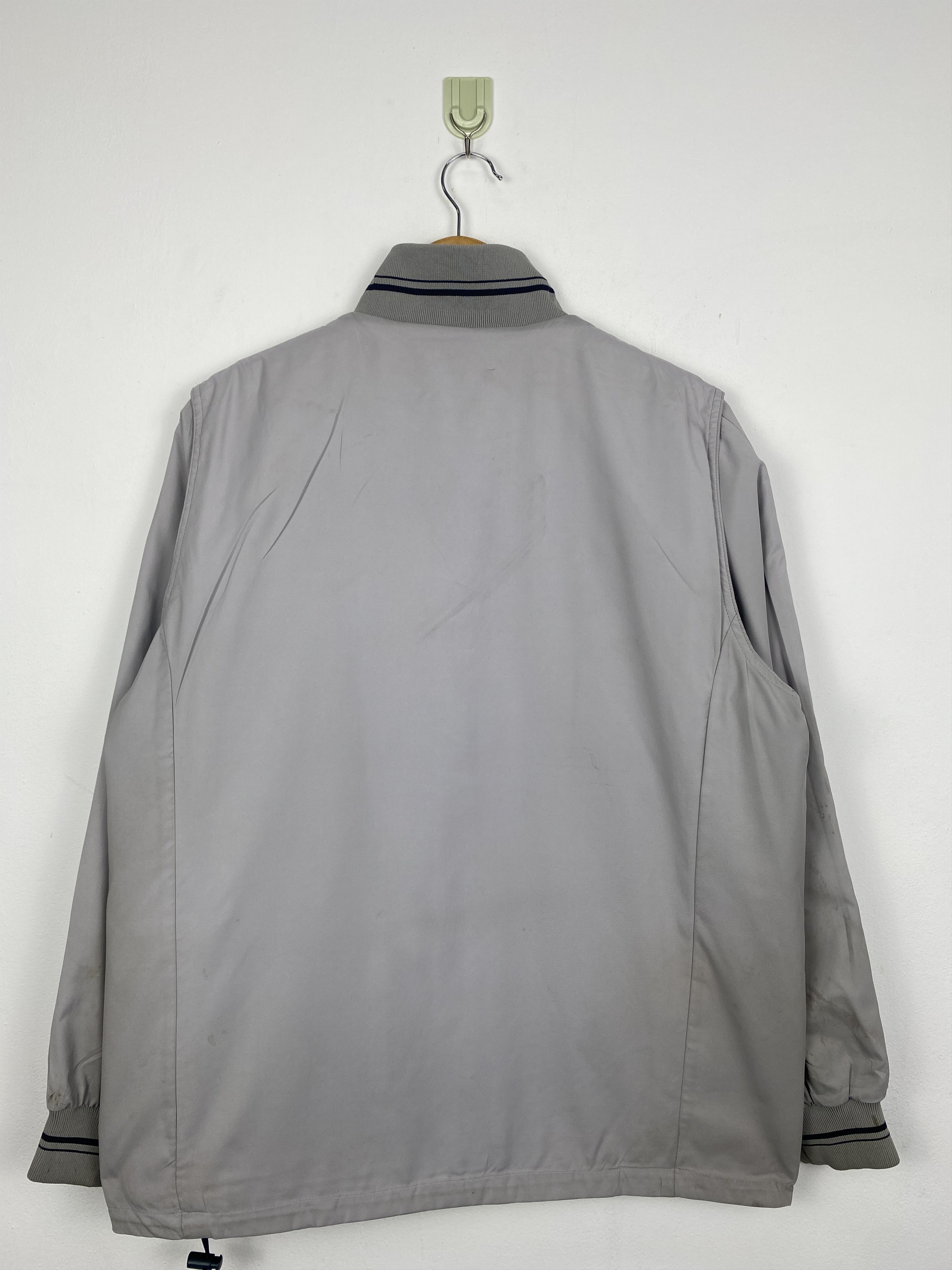 Ellesse Vintage Ellesse Light Grey Full Zipper Jacket AH0044 Size US M / EU 48-50 / 2 - 3 Thumbnail